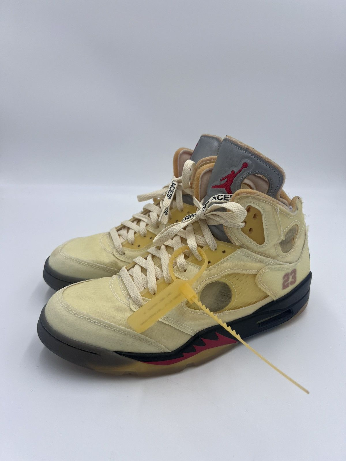 Nike × Off-White Jordan 5 Retro Off-White Sail Size US 10 / EU 43 - 1 Thumbnail