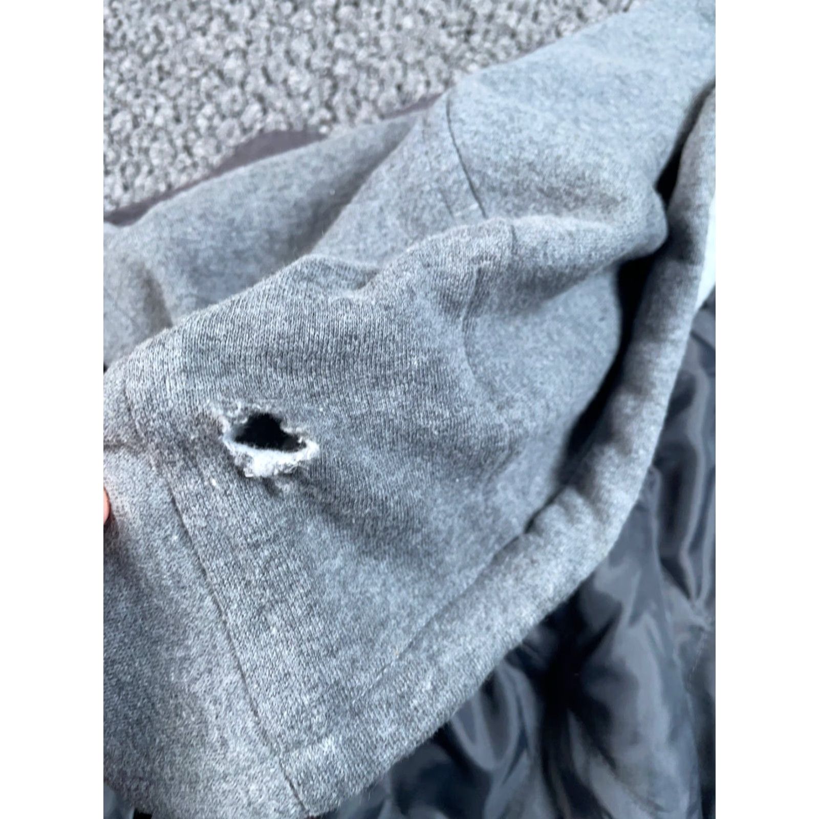 Dickies Dickies Workwear Style Hooded Jacket Cotton Gray XL Adult Bomber Jacket, Full Zip, Lined, Hooded, Regular Fit, 90s Grunge Retro, Men Size US XL / EU 56 / 4 - 5 Thumbnail
