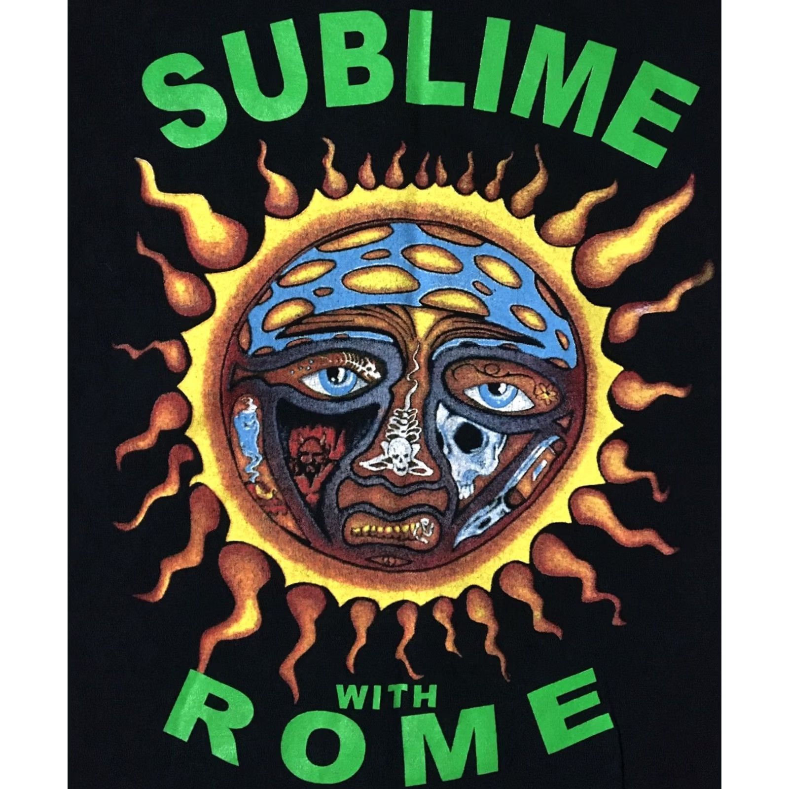 Drome Sublime With Rome 2015 Tour Shirt M Concert Punk Rock Nirvana 311 Grunge Vtg 90s Shirt Mens Black Graphic Tee Hippoie? Size US M / EU 48-50 / 2 - 3 Thumbnail
