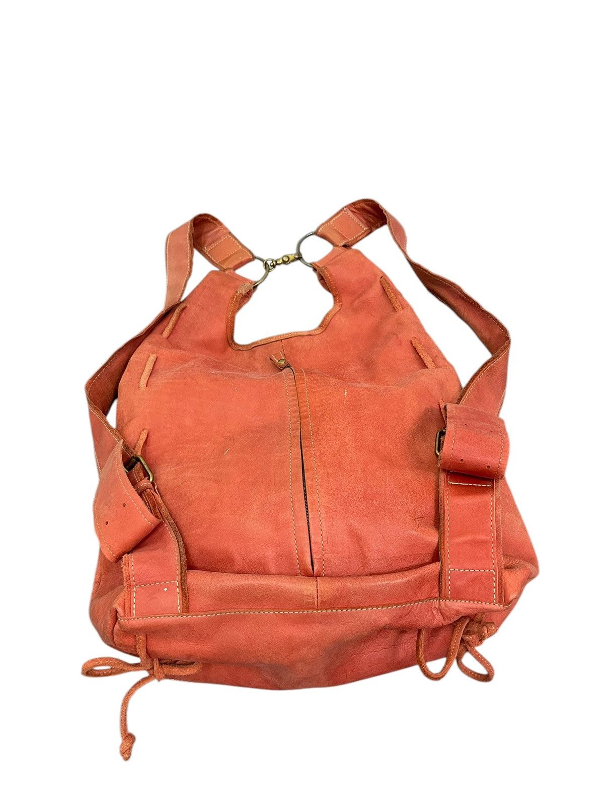 Genuine Leather Full Leather Petit Ami Backpack Bag 1🟩3 Size ONE SIZE - 11 Thumbnail