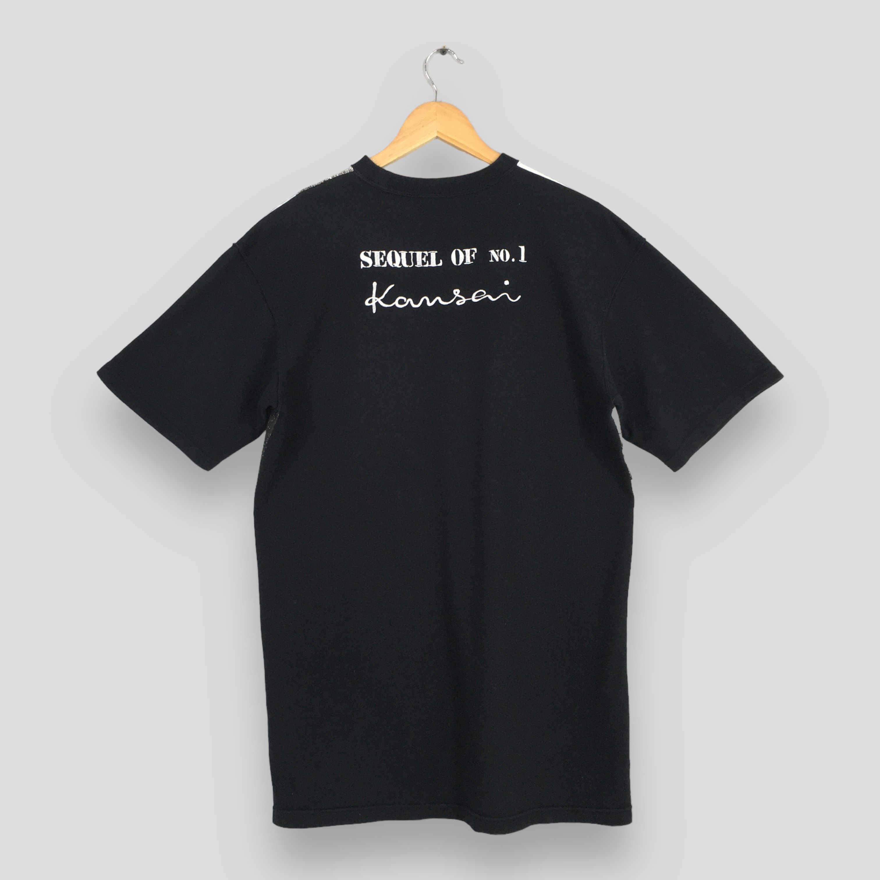 Japanese Brand × Kansai Yamamoto Vintage Kansai Yamamoto Impact Black Tshirt Medium Size US M / EU 48-50 / 2 - 9 Thumbnail