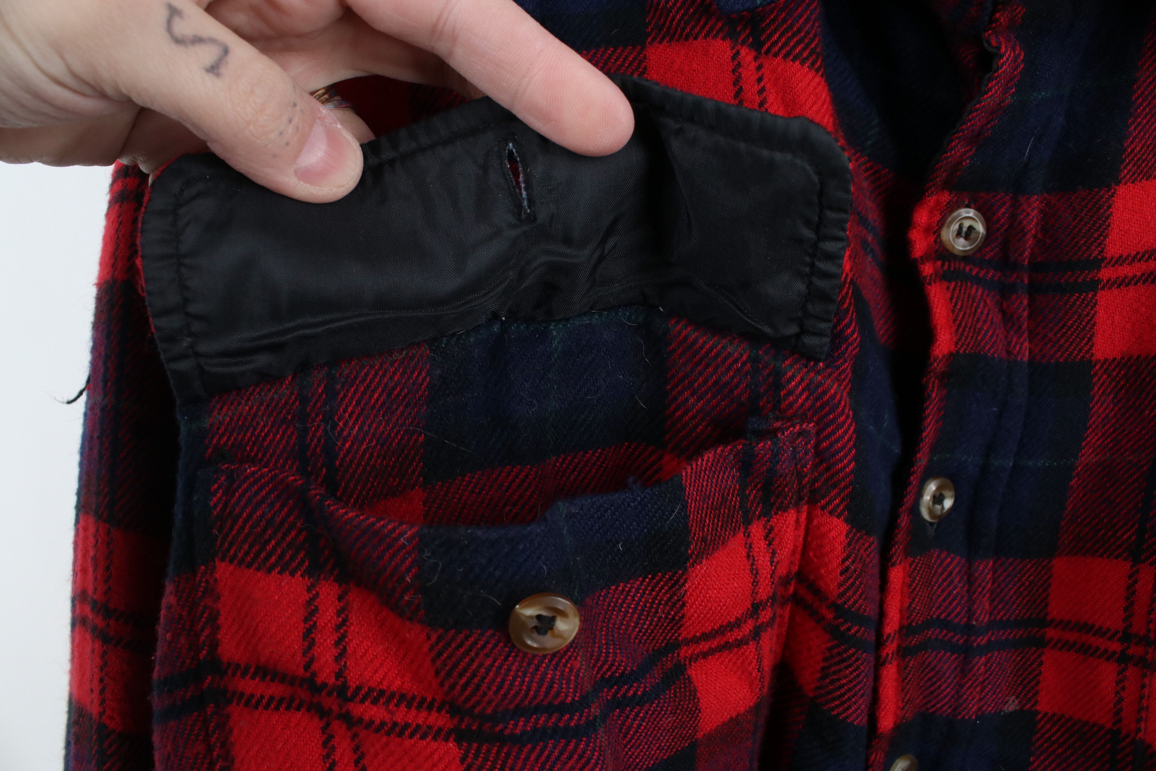 Vintage Vintage 90s Streetwear Quilted Flannel Button Shirt Jacket Size US L / EU 52-54 / 3 - 7 Thumbnail