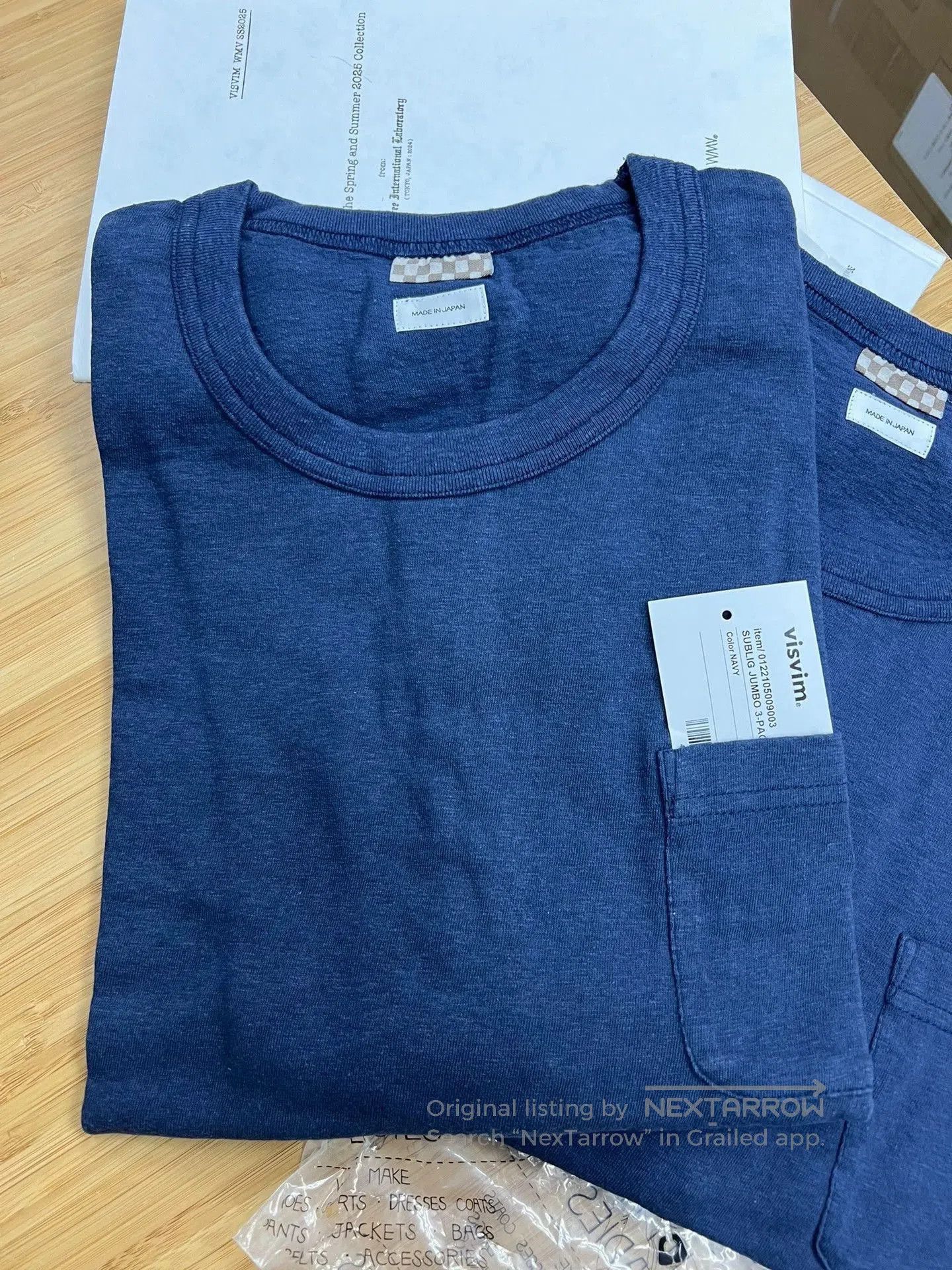 Visvim Green Short Sleeve Crewneck T-Shirt. Size US L / EU 52-54 / 3 - 4 Thumbnail