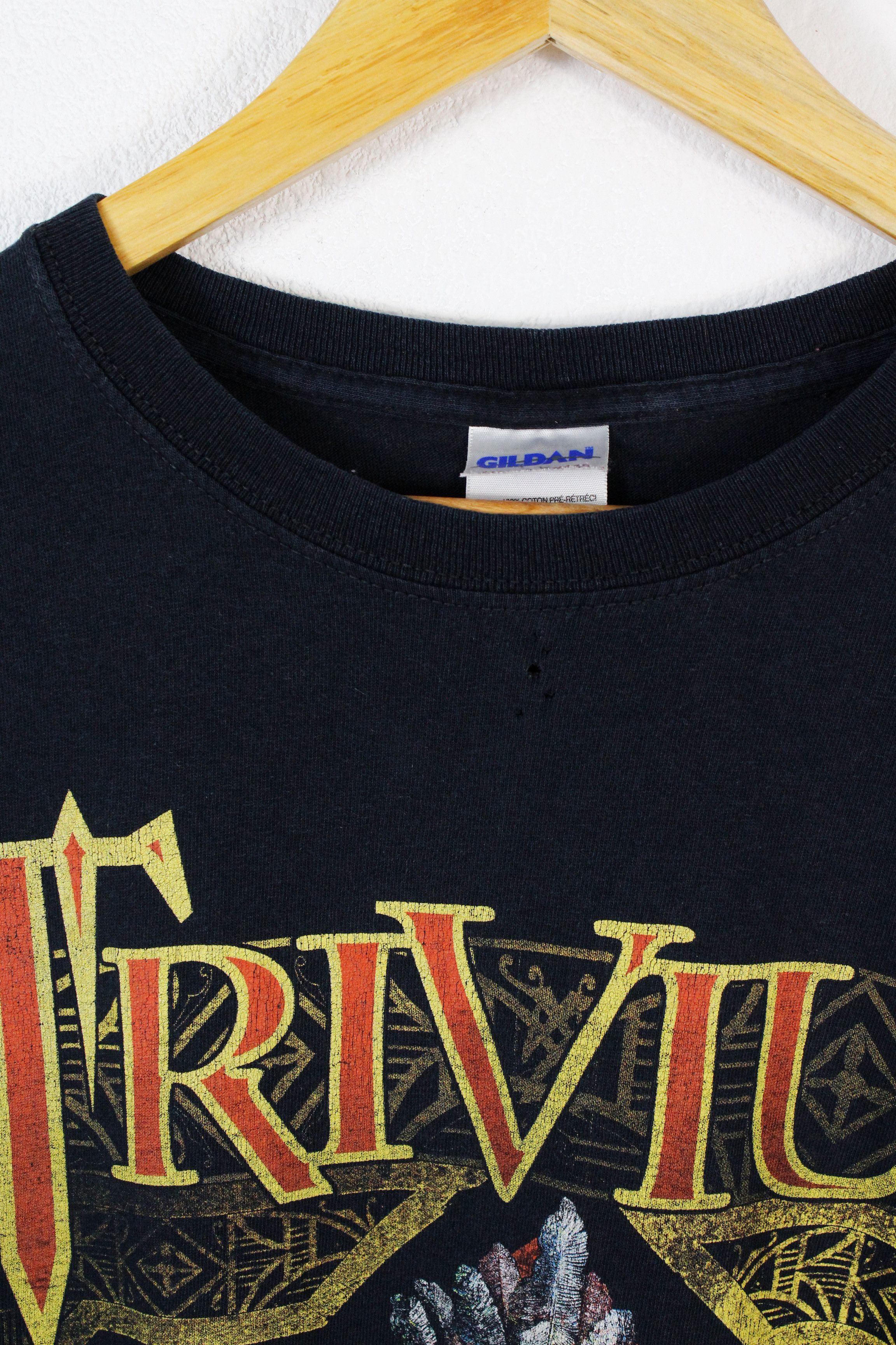 Band Tees × Vintage Vintage Trivium Band Merch Graphic Tee T-shirt Y2K Size US L / EU 52-54 / 3 - 3 Thumbnail