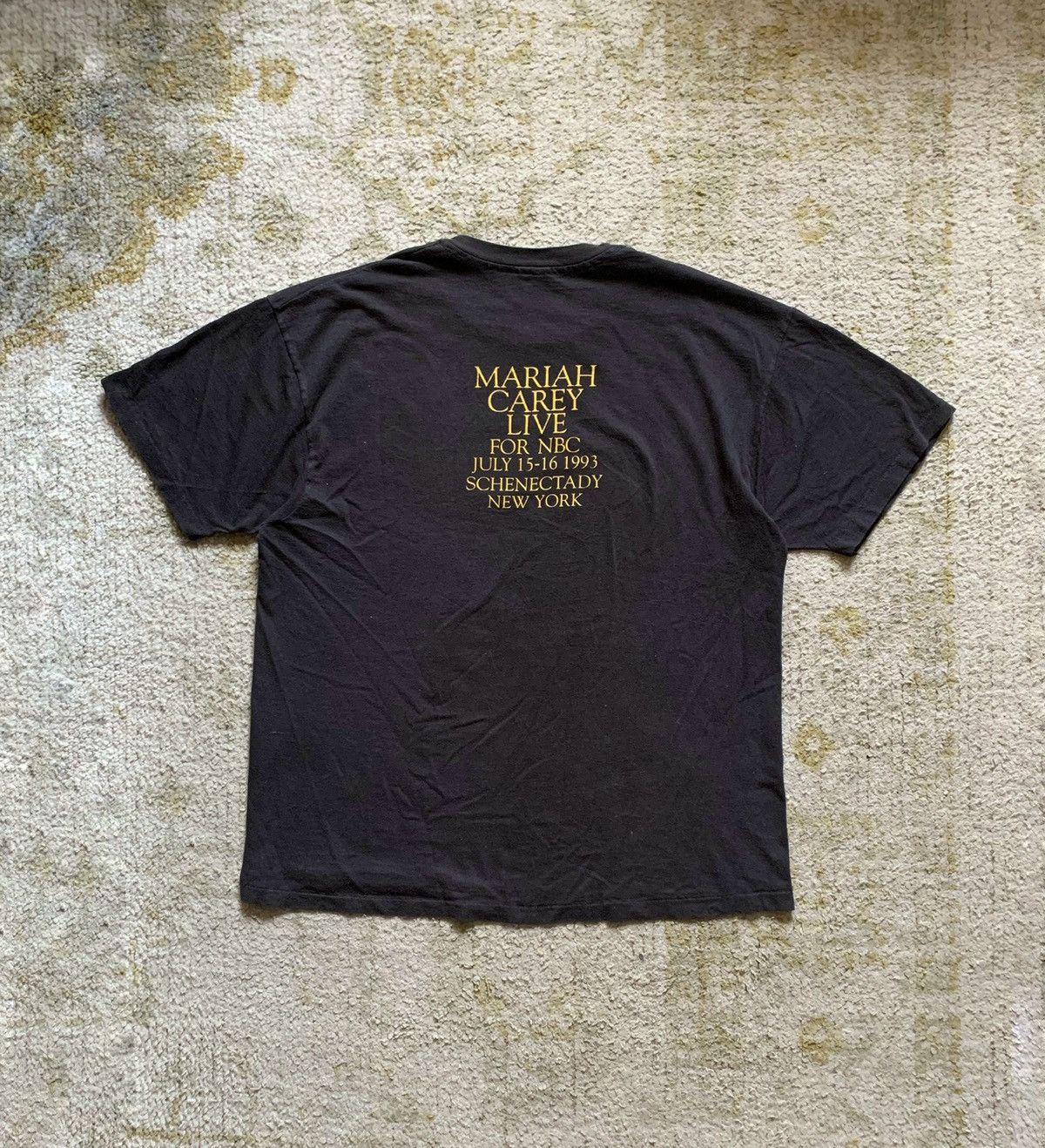 Band Tees × Vintage Vintage 1992 Mariah Carey Shirt Size US XL / EU 56 / 4 - 2 Thumbnail