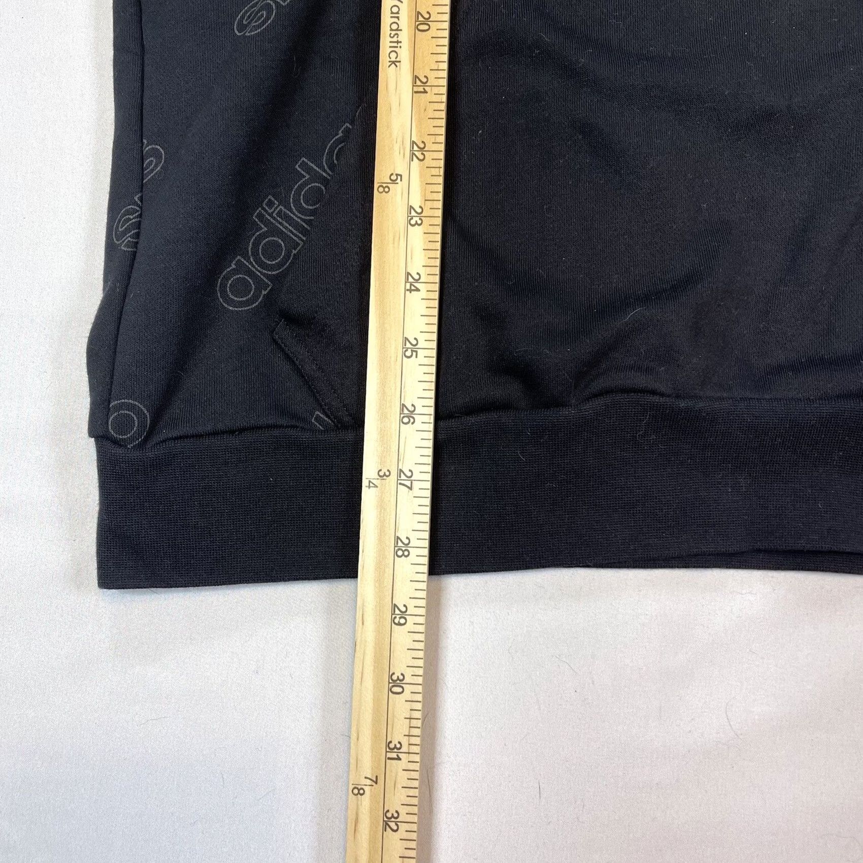 Adidas Adidas Men's Hoodie L Black GJ6597 3 Stripes Logo Pullover Athletic Comfort Hooded Pockets Sweatshirt Casual Fall Winter Size US L / EU 52-54 / 3 - 4 Thumbnail