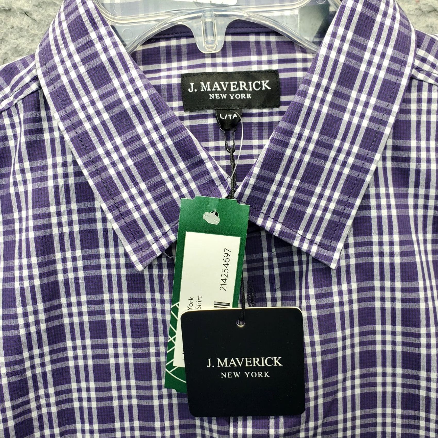 Vintage J. Maverick New York Casual Shirt Mens Large Multi Plaid Slim Fit Button Down Size US L / EU 52-54 / 3 - 3 Thumbnail