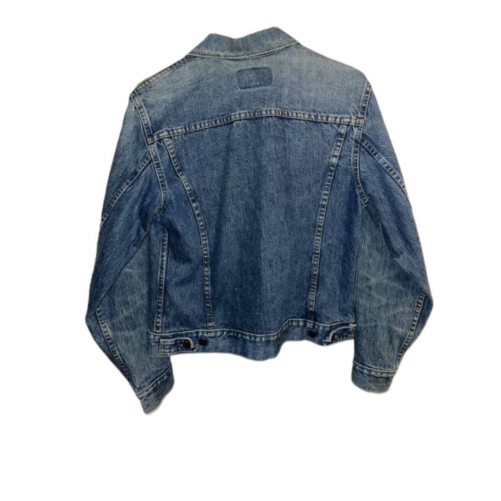Levi's Vintage 80s Levis Denim Blue Jean TRUCKER Jacket Size S / US 4 / IT 40 - 7 Thumbnail