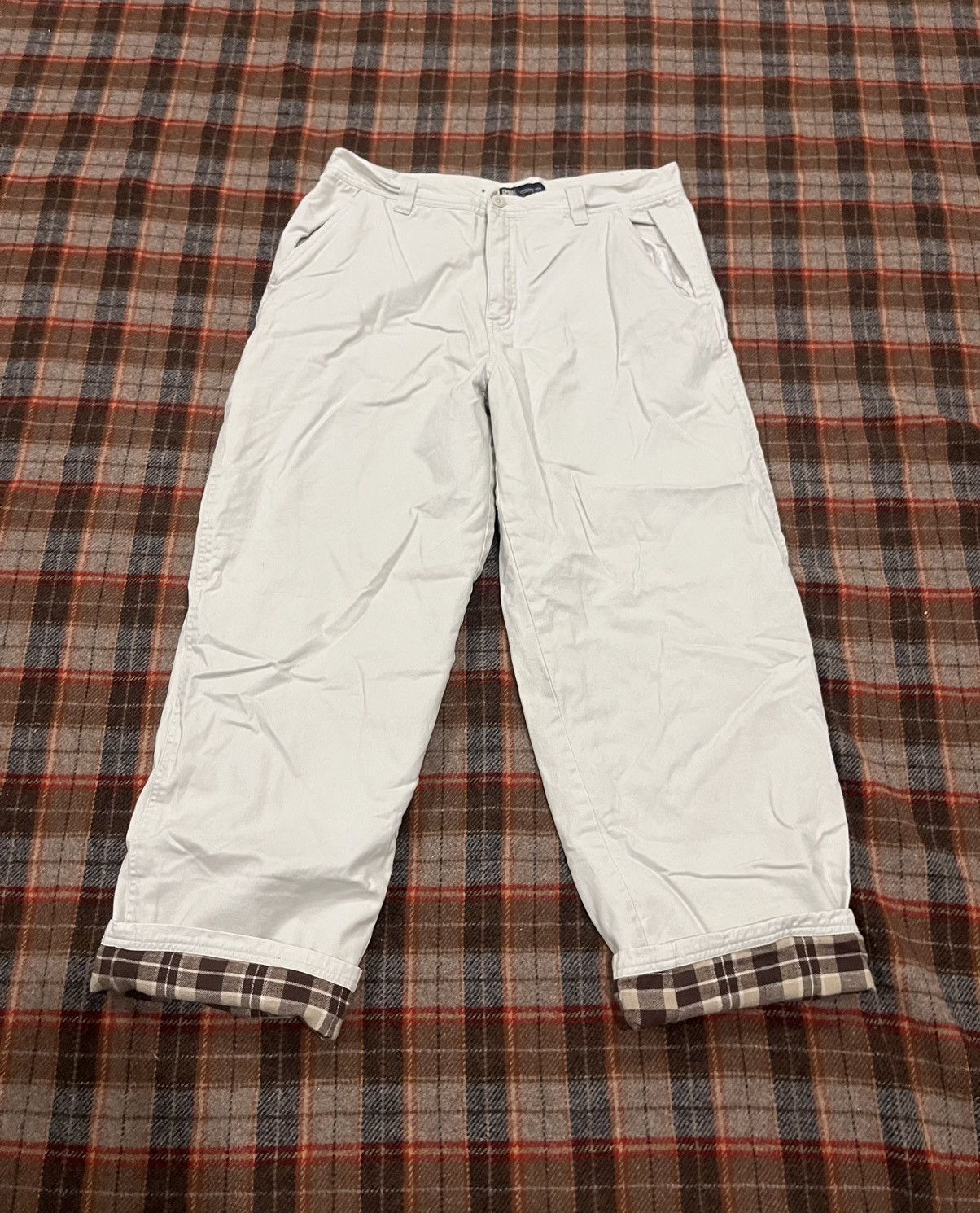 Faded Glory Vintage Y2K 2000’s Heavy duty Faded Glory Flannel Lined pant Size US 35 - 1 Thumbnail