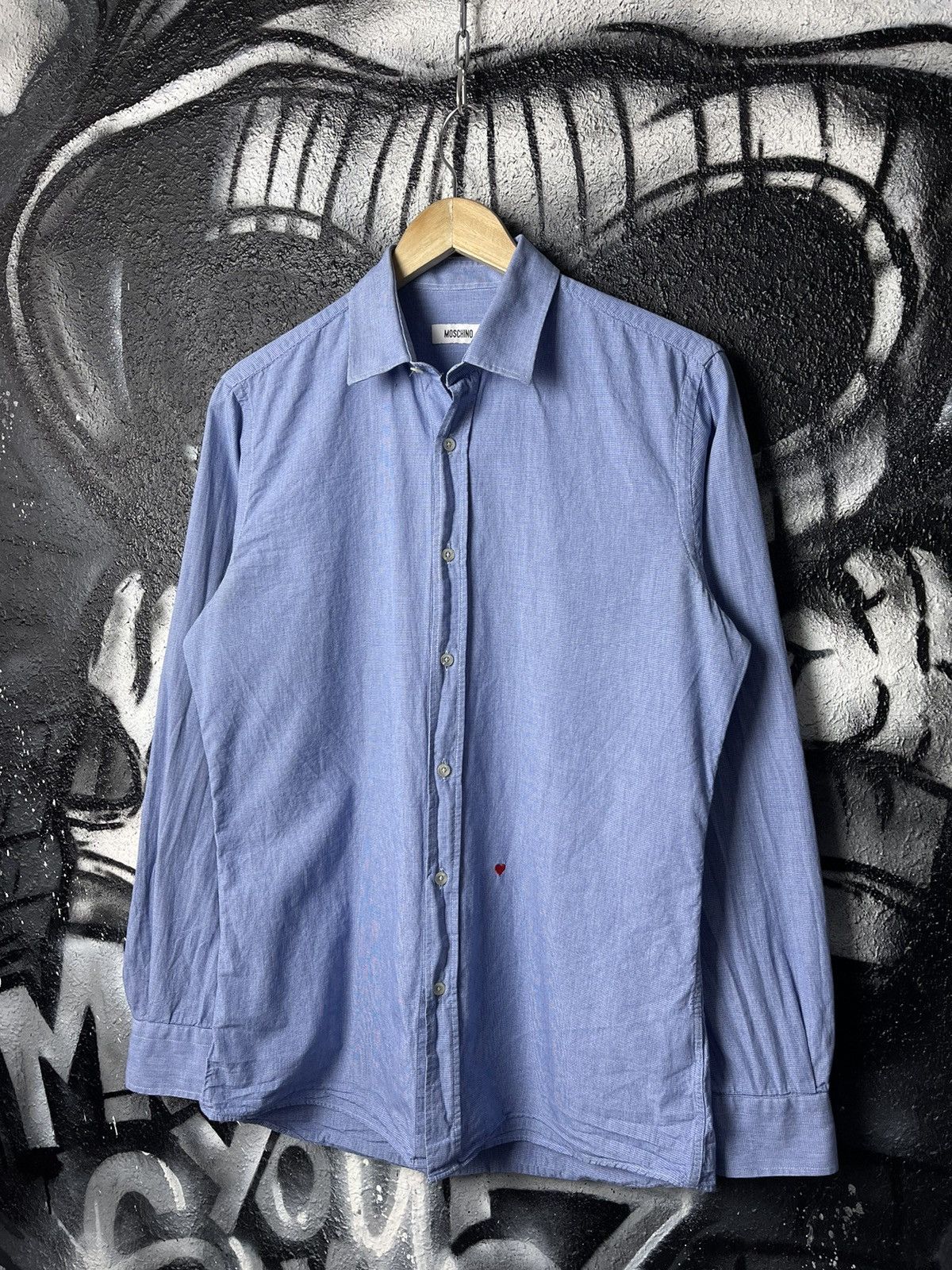 Moschino Moschino Button Up Luxury Shirt Men’s Size M Size US M / EU 48-50 / 2 - 1 Thumbnail