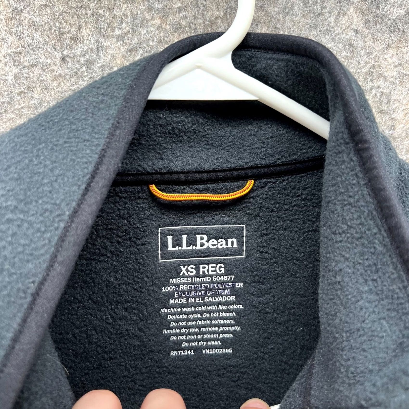 Vintage VINTAGE L.L. Bean Sweater Women XS Black Full Zip Jacket Fleece Mountain Autumn Winter 90s Mens Womens Size XS / US 0-2 / IT 36-38 - 6 Thumbnail