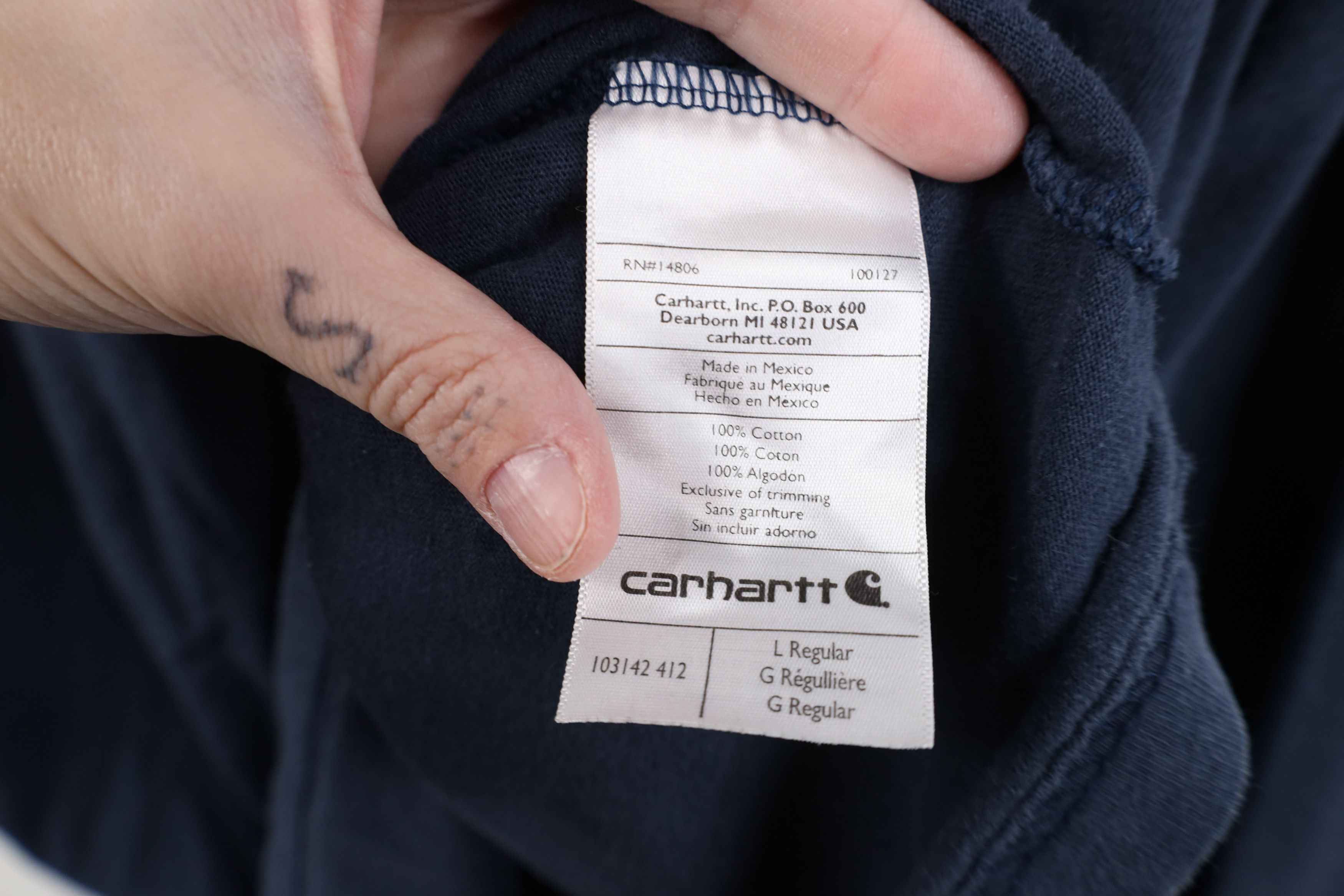 Carhartt Y2K Carhartt Spell Heavyweight Long Sleeve T-Shirt Cotton Size US L / EU 52-54 / 3 - 7 Thumbnail