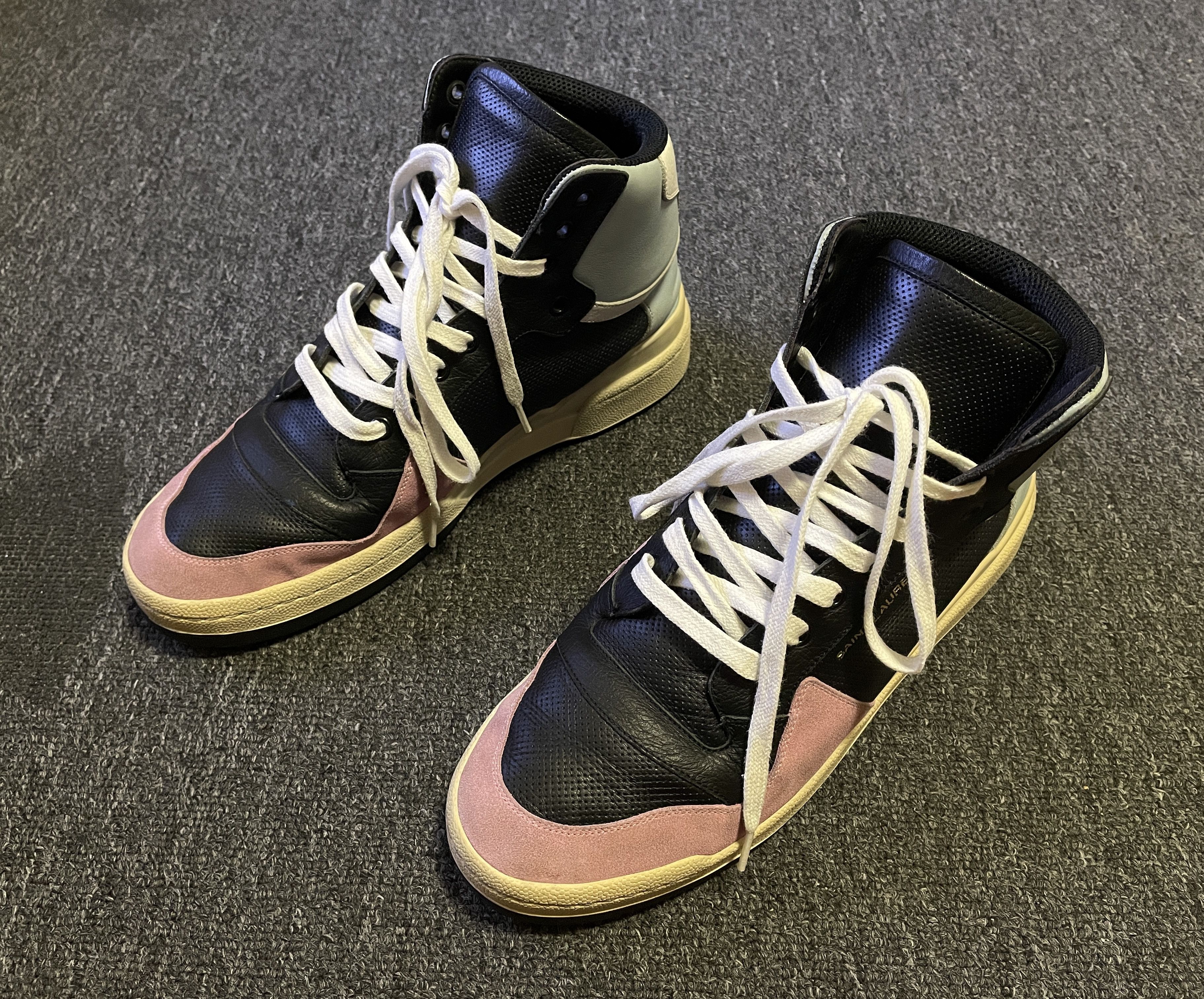 Saint Laurent Paris Saint Laurent Men's Hi-Top Sneakers Shoes Size 42/US9 Size US 9 / EU 42 - 2 Thumbnail