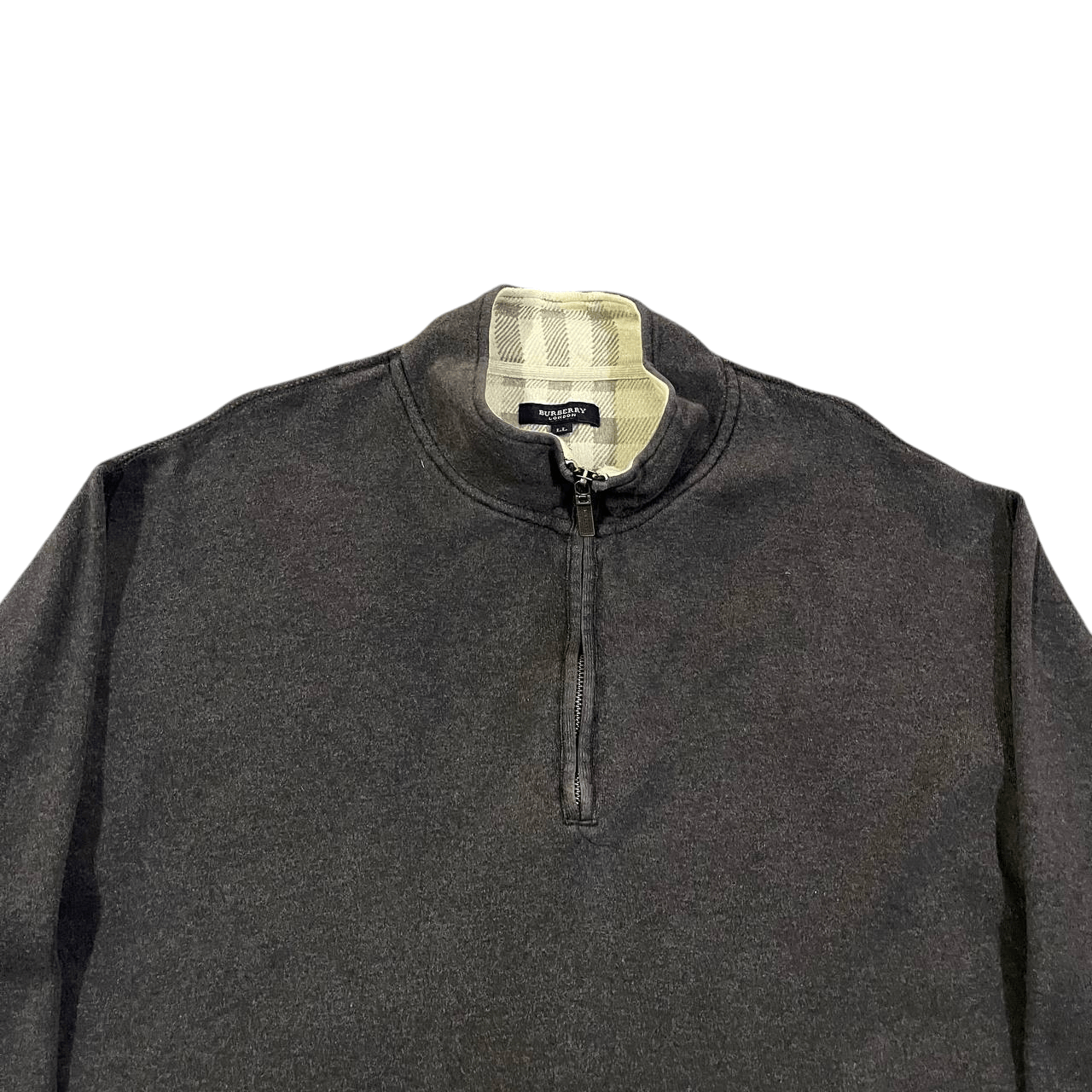 Burberry Vintage Burberry London Nova Check Sweatshirt Size US L / EU 52-54 / 3 - 2 Thumbnail