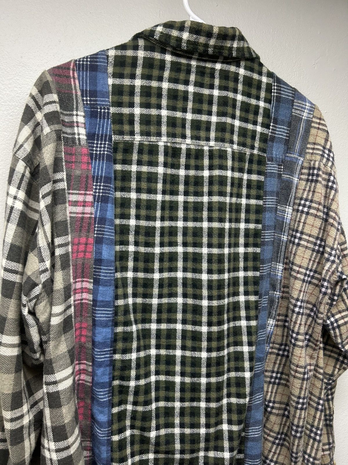 Needles Needles Rebuild 7 Cut Flannel w Burberry Style Plaid Size US L / EU 52-54 / 3 - 9 Thumbnail