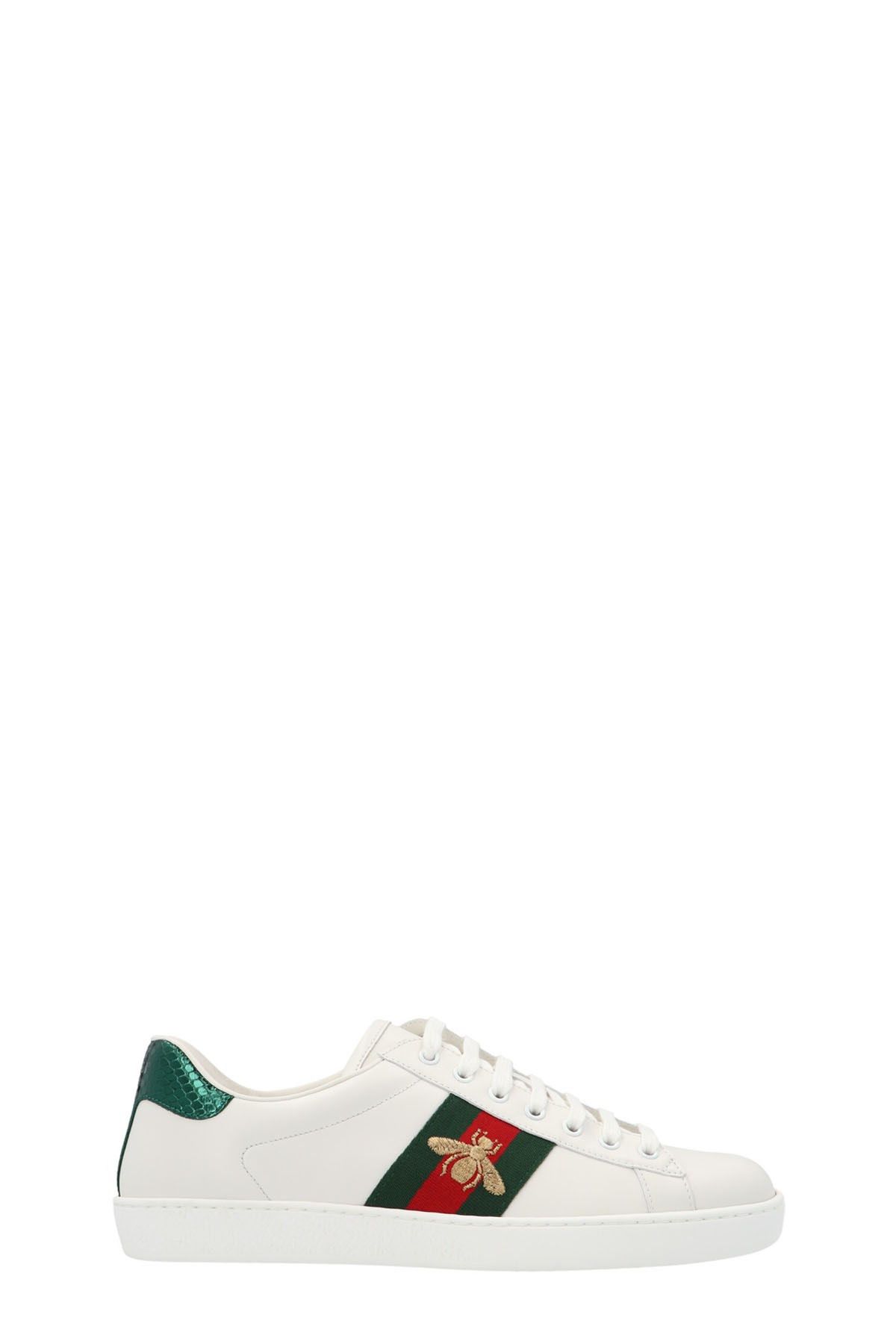 image of Gucci 'new Ace’ Sneakers in White, Men's (Size 12)