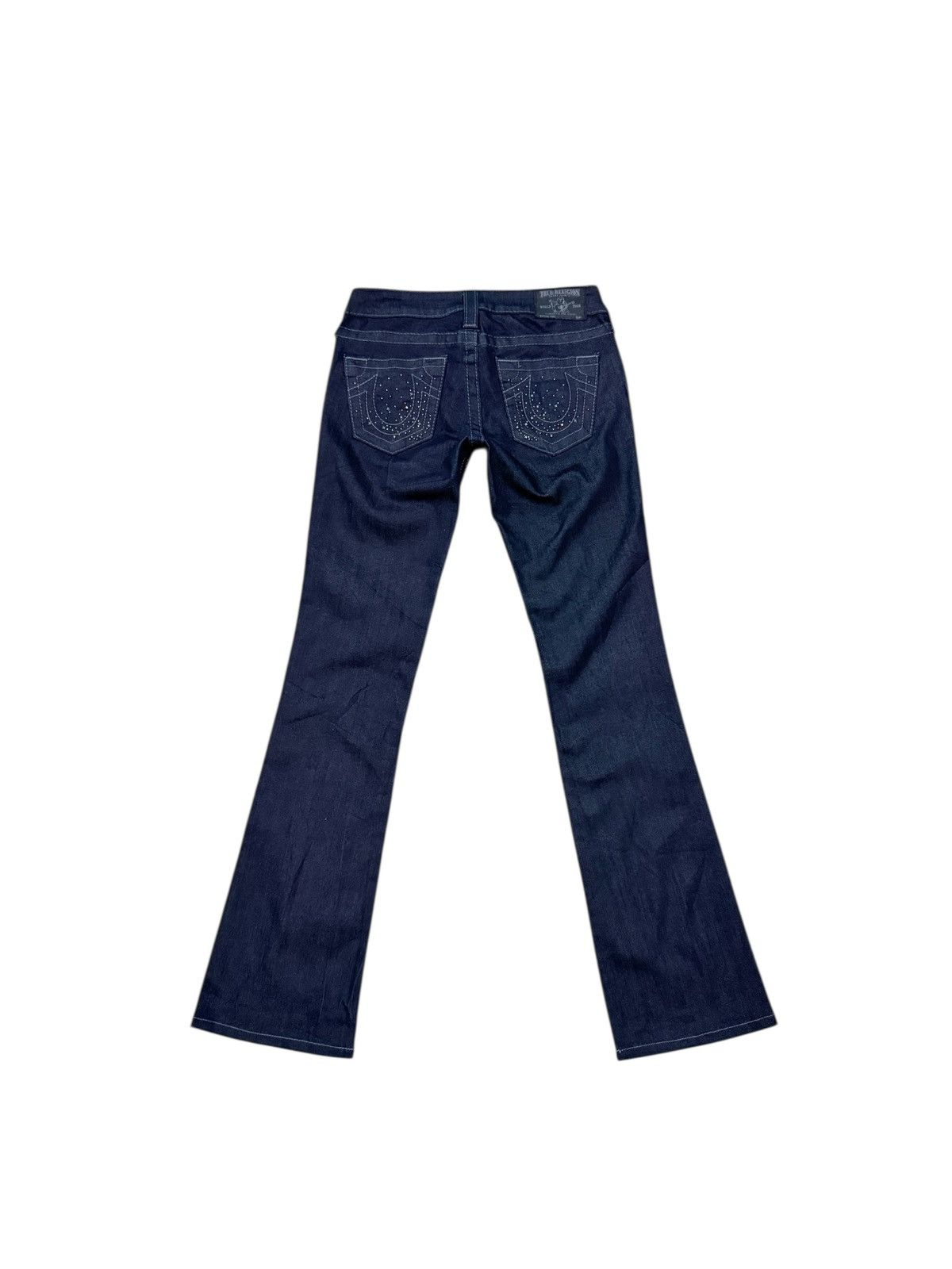 True Religion TRUE RELIGION WORLD TOUR LOW RISE BOT CUT JEANS Size 27" / US 4 / IT 40 - 5 Thumbnail