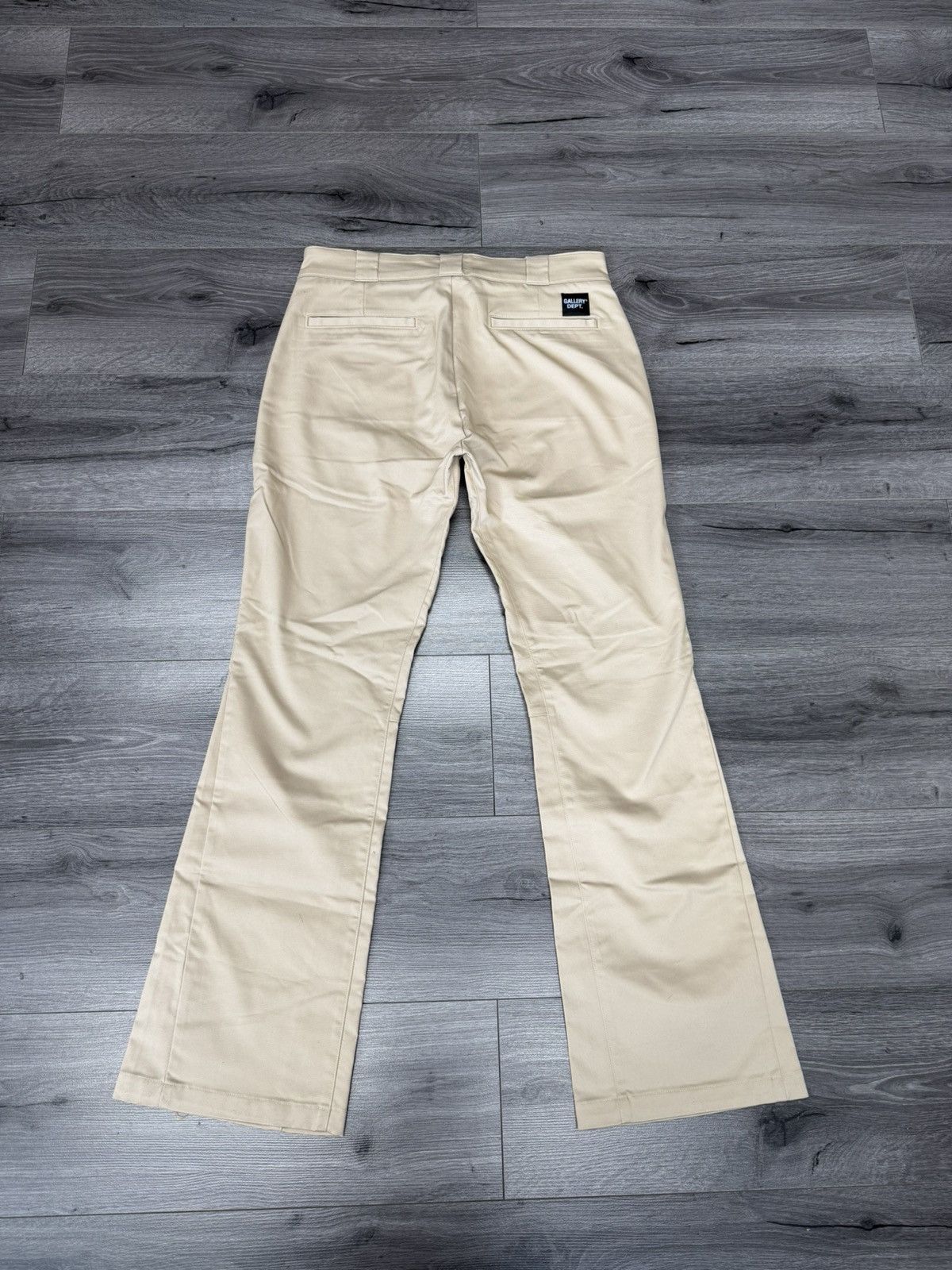 Gallery Dept. Gallery Dept Flare Chino Pants Beige 32 Size US 32 / EU 48 - 4 Thumbnail