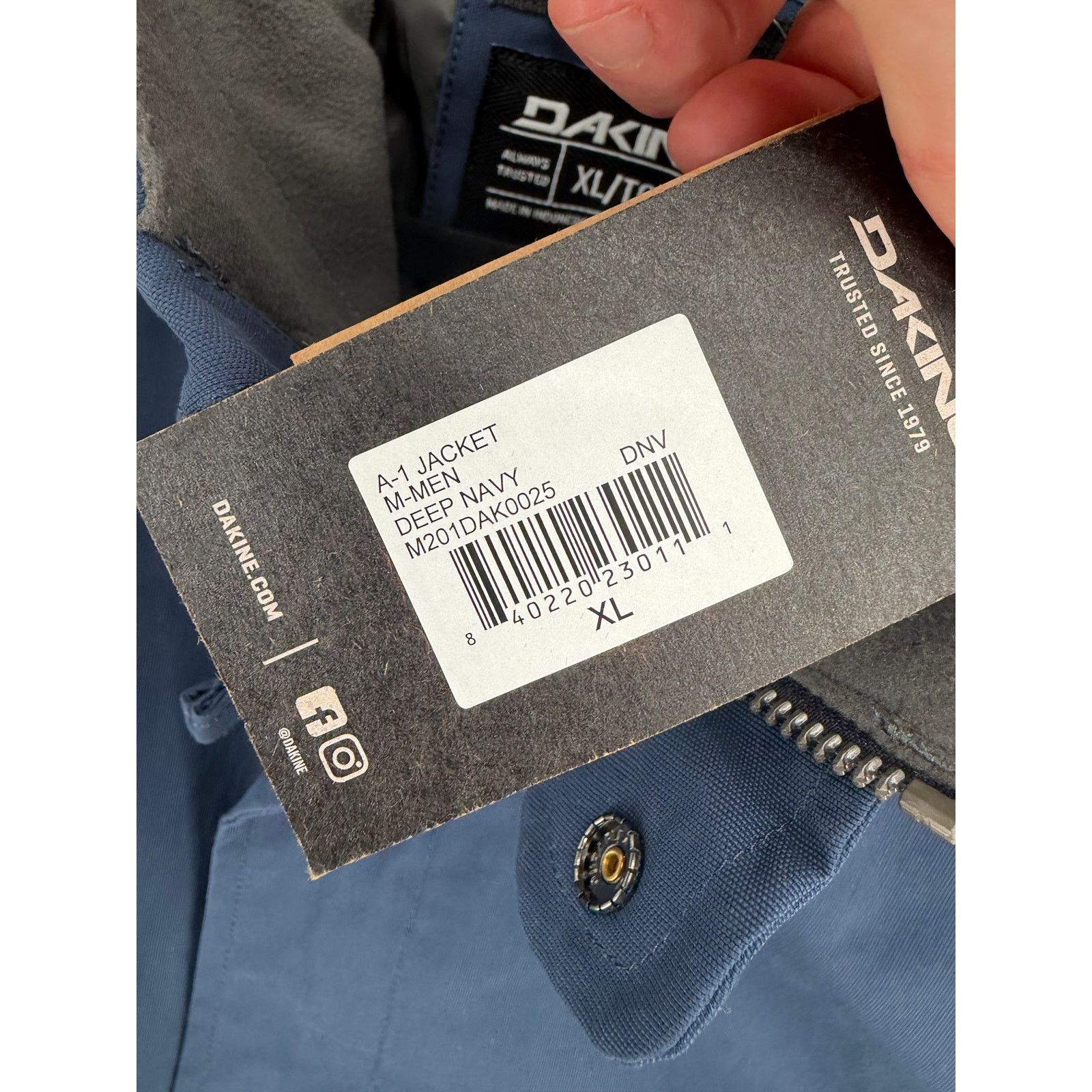 Dakine NWT DAKINE A-1 Deep Navy Blue Ski Snow Jacket Men's Size XL Size US XL / EU 56 / 4 - 3 Thumbnail
