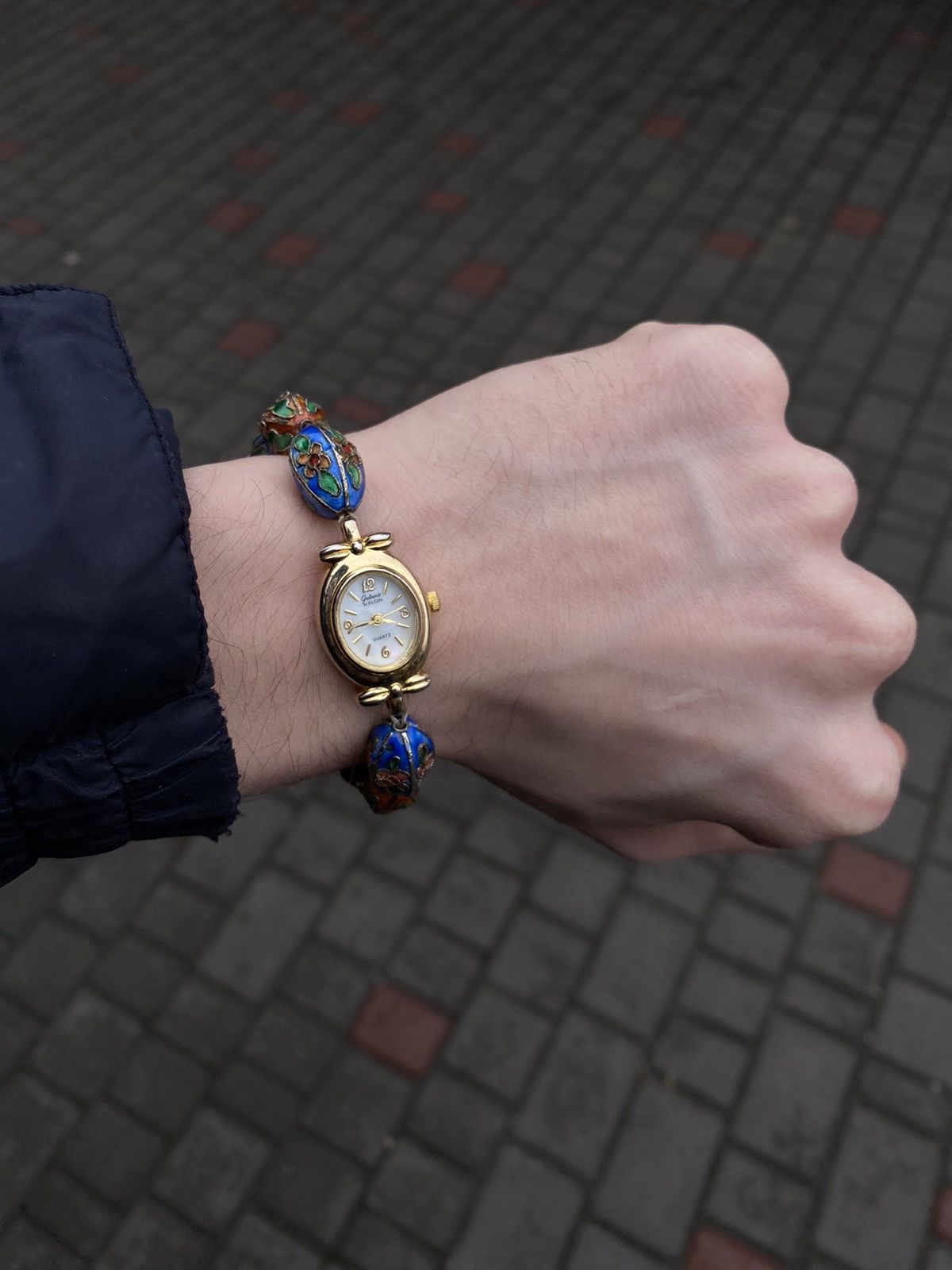 Japanese Brand × Vintage Cloisonné Enamel Bracelet Watch – Japanese Brand Size ONE SIZE - 2 Thumbnail