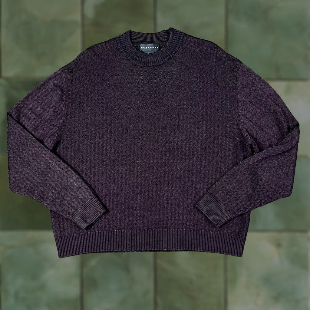 Baracuta Baracuta Mens Luxury Stretch Sweater Large Mock Neck Rayon Cotton Blend Pullover Kn...(note: Provide final) Size US L / EU 52-54 / 3 - 1 Thumbnail