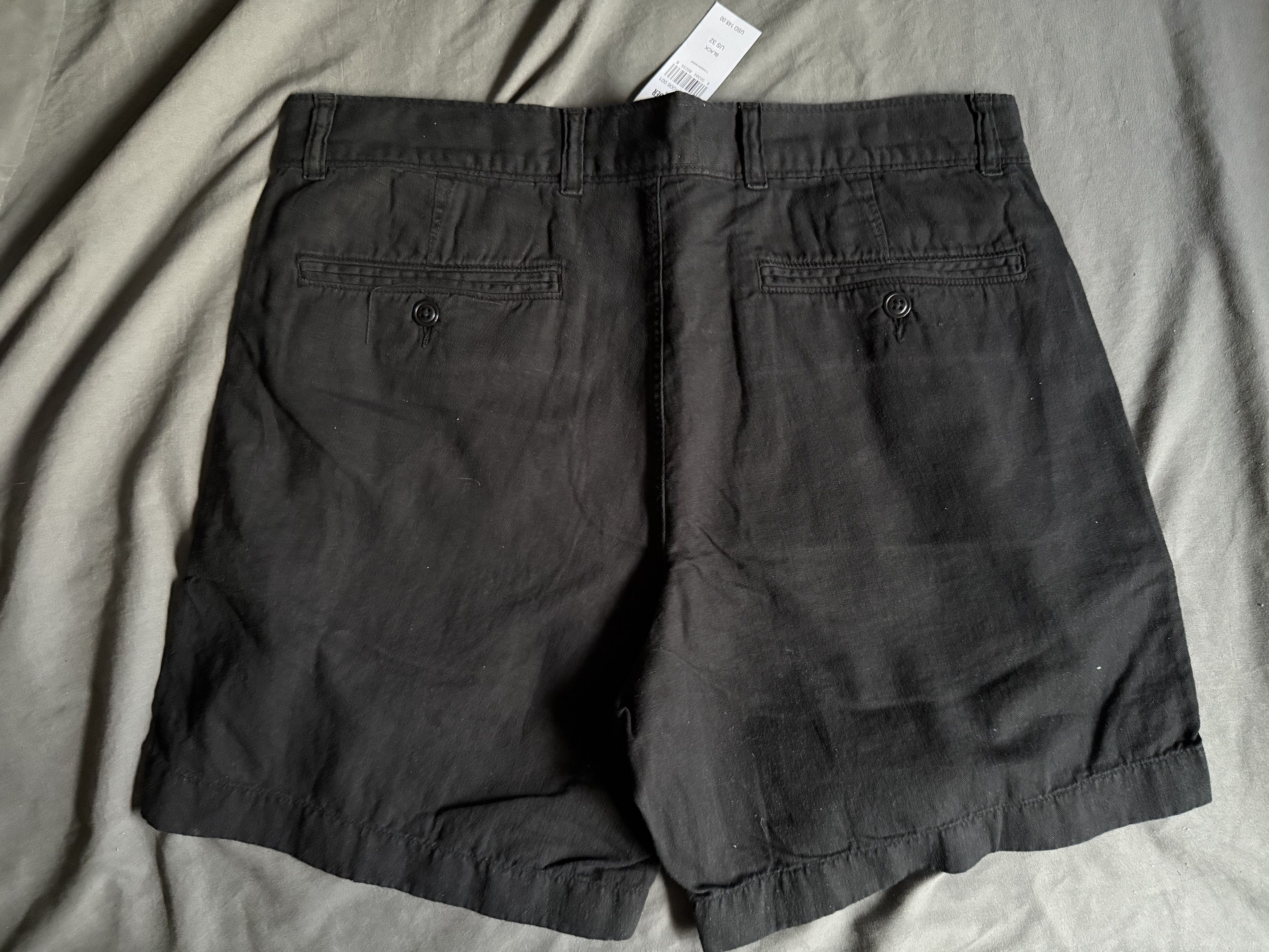 Todd Snyder Todd Snyder 7" Cotton-Linen Hudson Short BLACK $148 32" Size US 32 / EU 48 - 6 Thumbnail