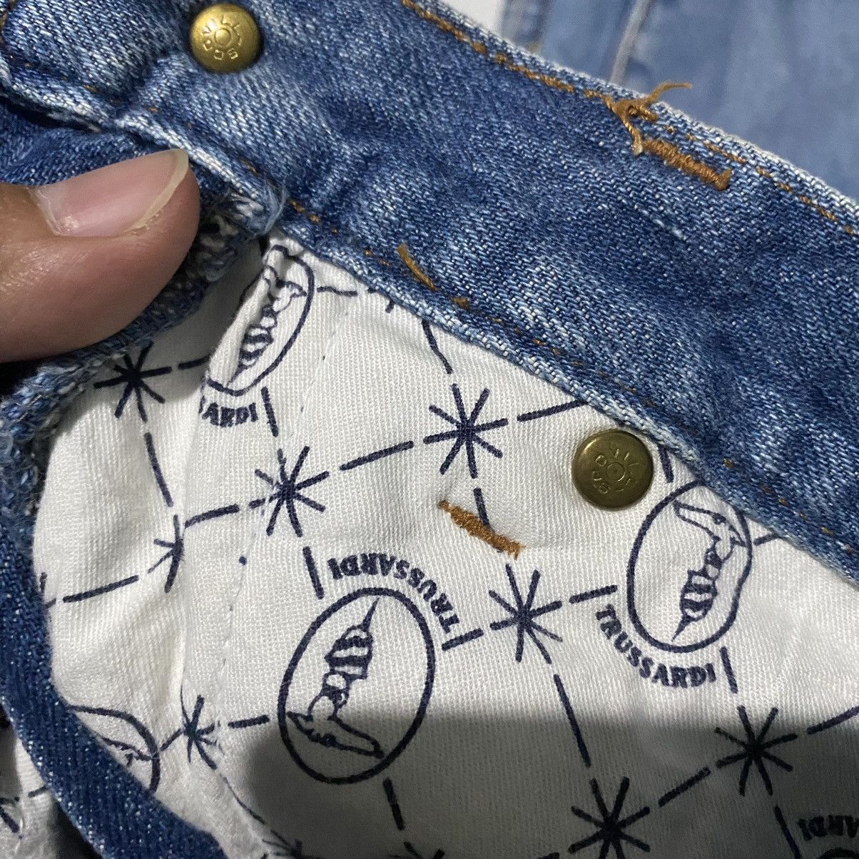 HYDROGEN × Trussardi Trussardi Milano Denim Pants Size 30" / US 8 / IT 44 - 8 Thumbnail