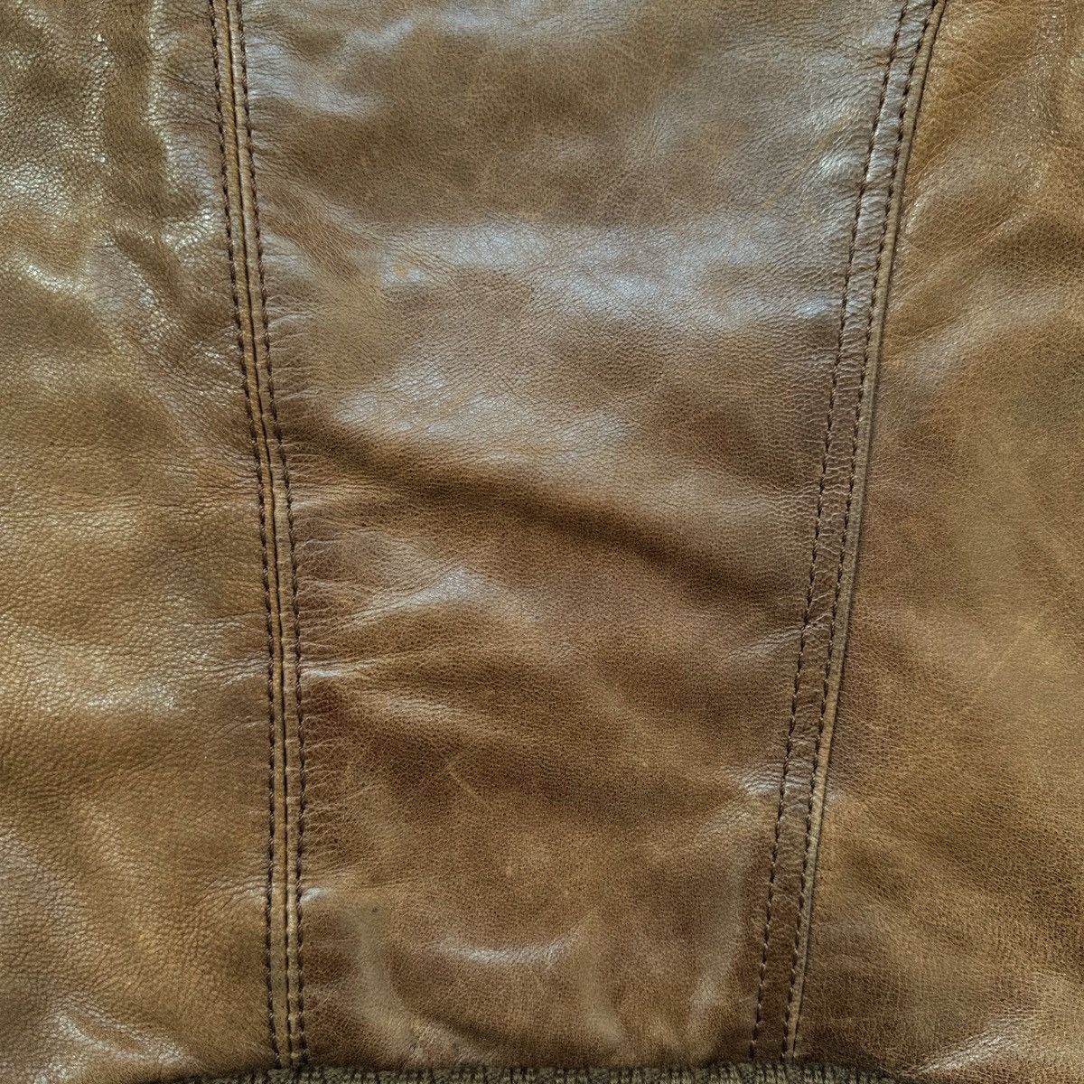 Vintage Amazing leather avant-garde distressed jacket Size S / US 4 / IT 40 - 3 Thumbnail