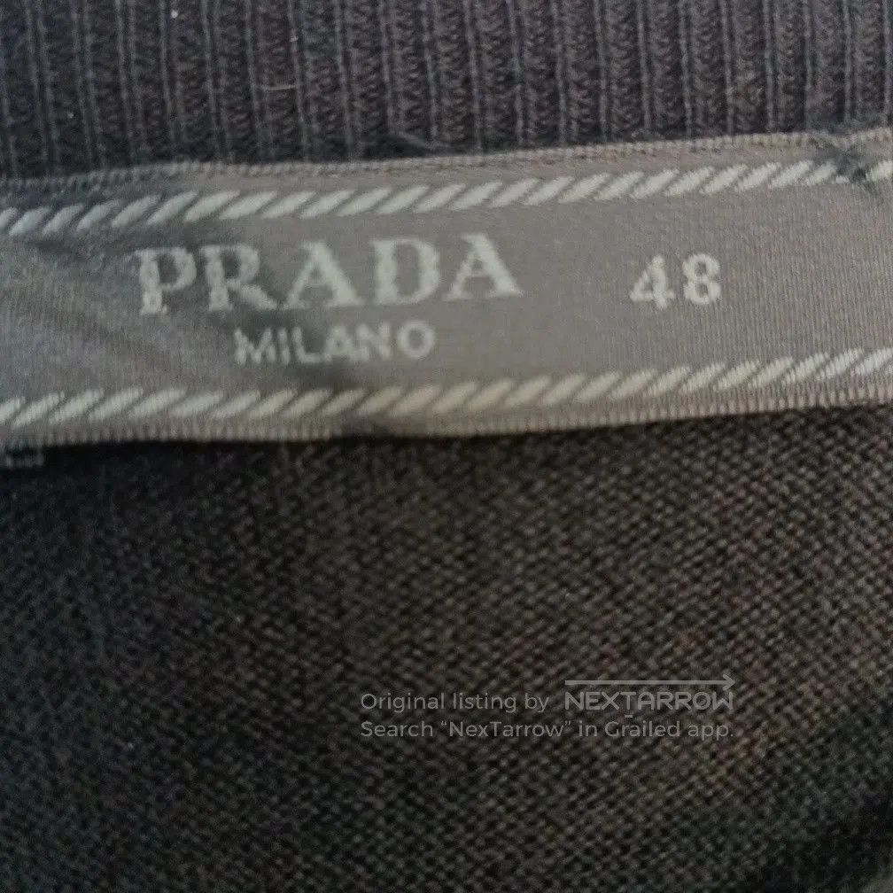 Prada Prada Solid Cotton Crewneck Sweater M/48. Size US M / EU 48-50 / 2 - 3 Thumbnail