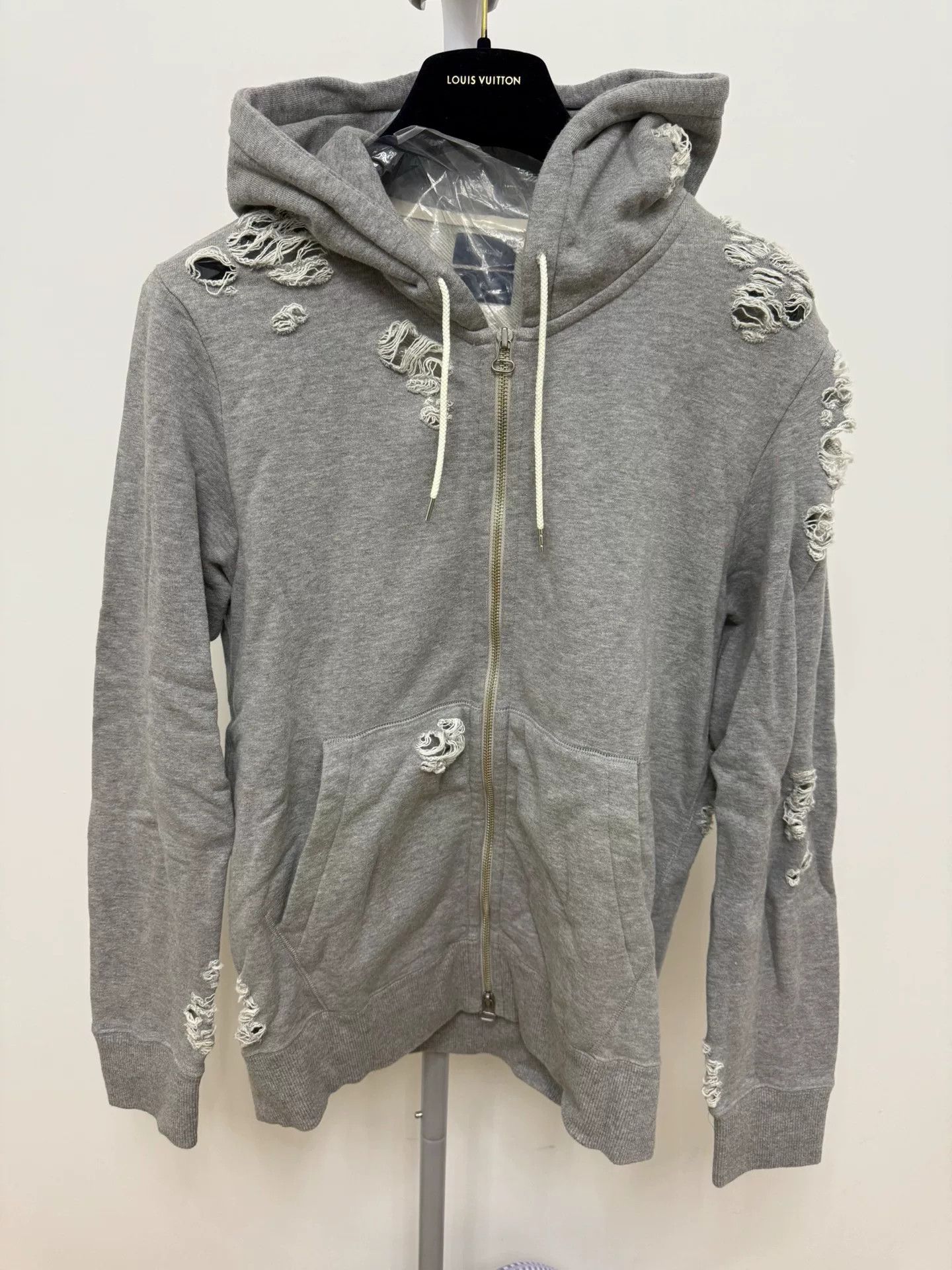Maison MIHARA YASUHIRO Mihara Yasuhiro Distressed Hoodie Jacket Size US S / EU 44-46 / 1 - 1 Thumbnail