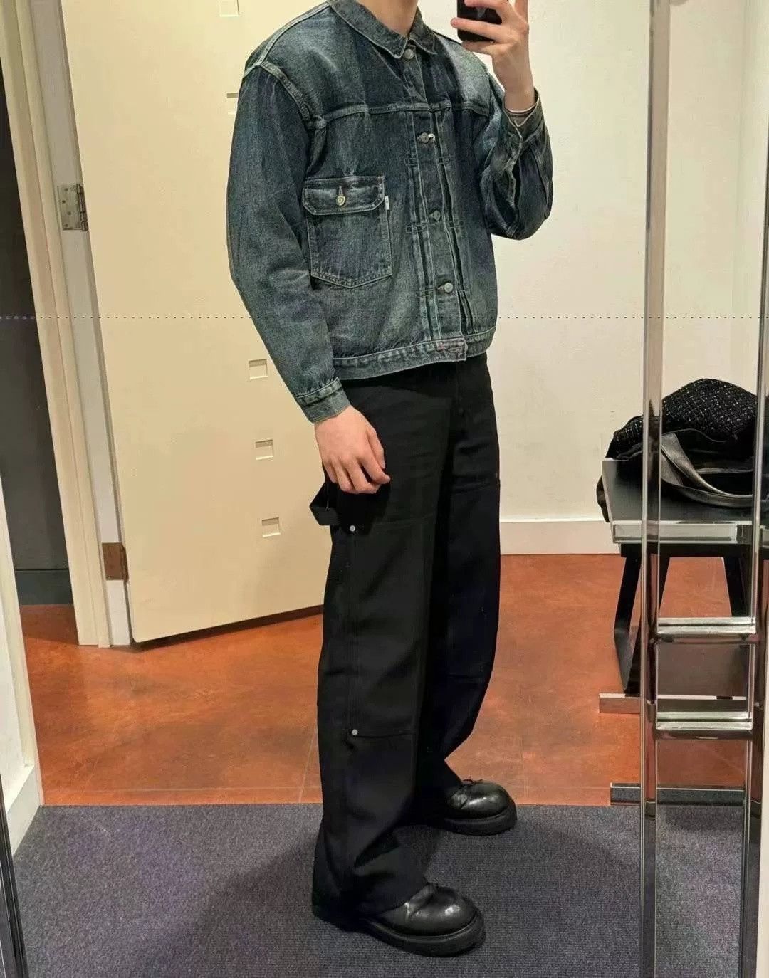 Kaptain Sunshine KAPTAINSUNSHINE x Manual Denim Jacket Size US M / EU 48-50 / 2 - 5 Thumbnail