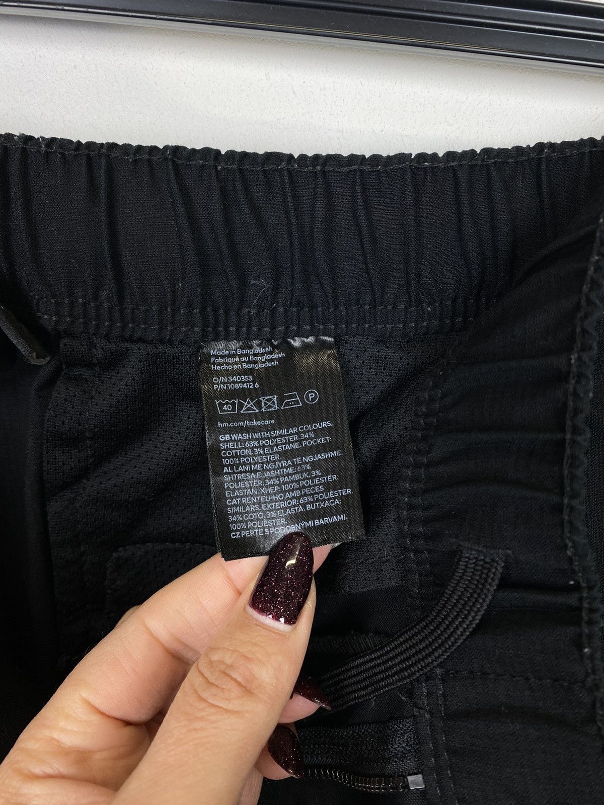 H&M H&M Avant Garde Cargo Nylon Pants Y2K Military Streetwear Size US 30 / EU 46 - 6 Thumbnail