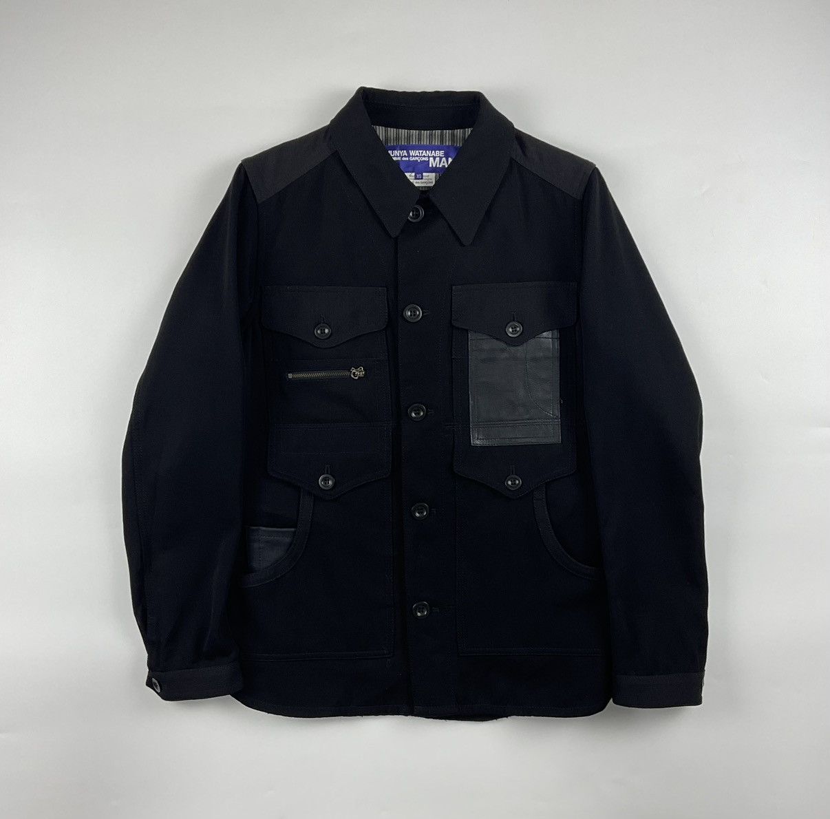 image of Junya Watanabe X Hervier Productions Jacket in Black, Men's (Size XS)