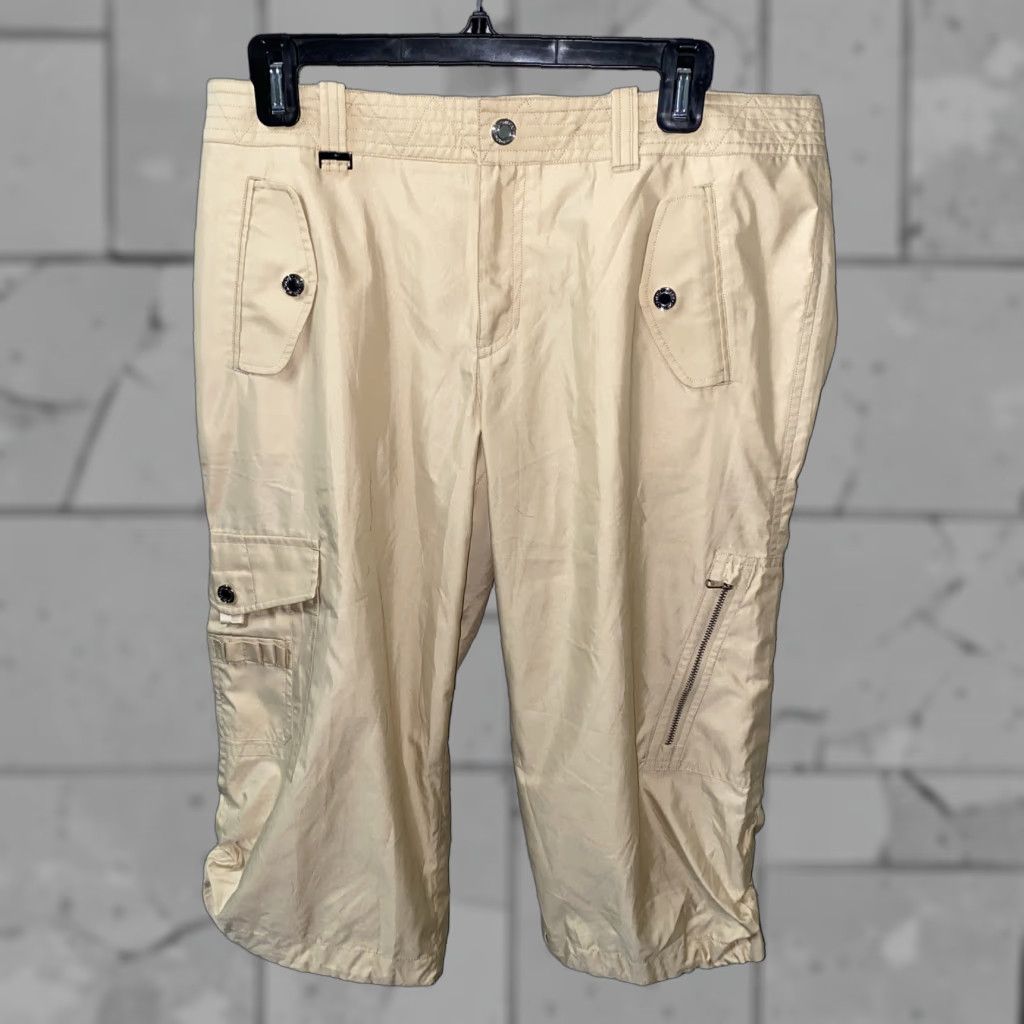 Ralph Lauren Ralph Lauren Golf Womens Beige Polyester Golf Capris Size 10 NWT Size ONE SIZE - 1 Thumbnail