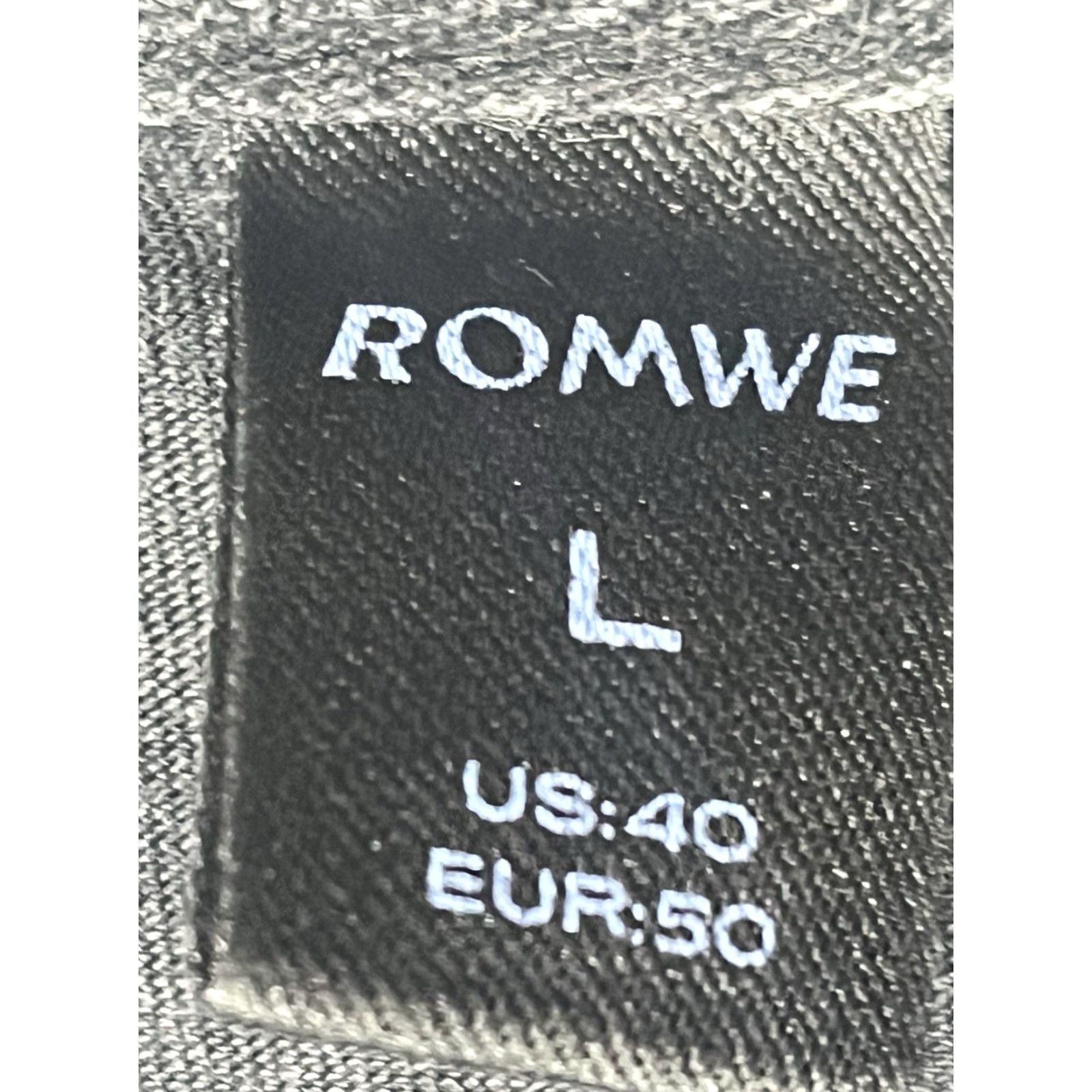 Vintage ROMWE Men's T-Shirt Black Large Crew Neck Short Sleeve Graphic Print Blurry Portrait Illusion Faces Art Geek Gothic Grunge Size US L / EU 52-54 / 3 - 5 Thumbnail
