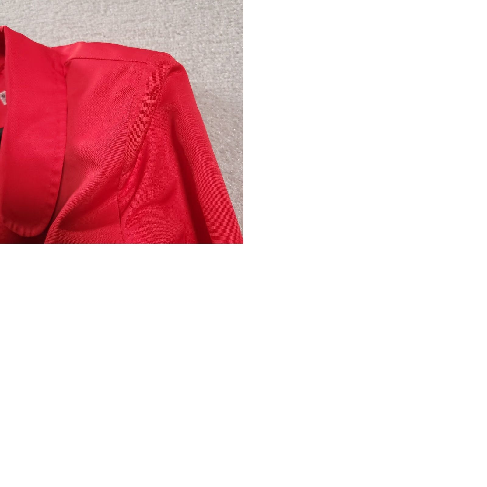 Vintage Giacca Gallery Company Coat Women's M Red Collared Lined Padded Shoulders Jacket Size M / US 6-8 / IT 42-44 - 9 Thumbnail