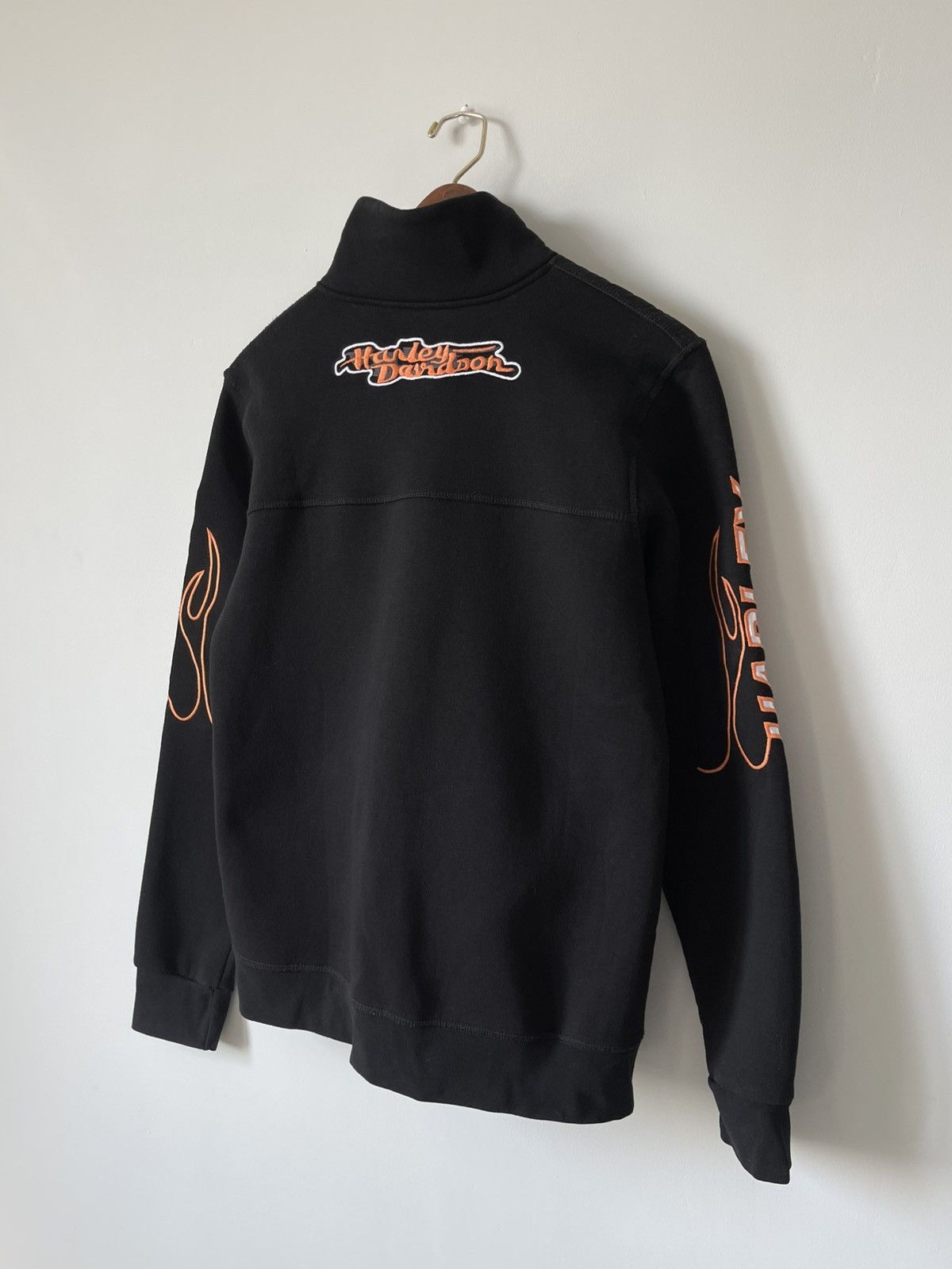 Harley Davidson Vintage Harley Davidson Y2k Moto Racing Zip Up Sweatshirt Size US M / EU 48-50 / 2 - 10 Thumbnail