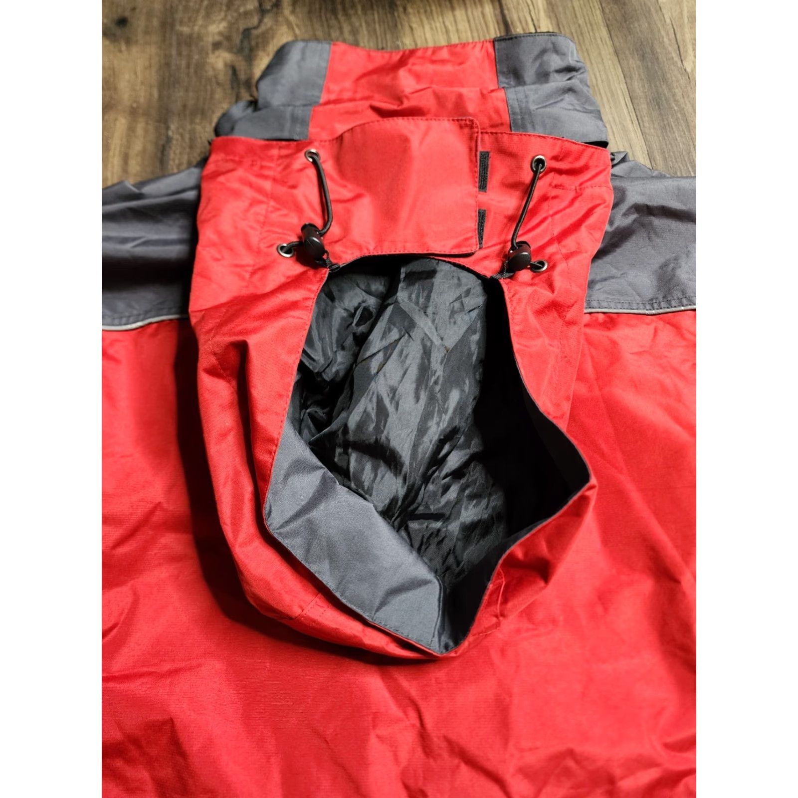 Marlboro VINTAGE Marlboro Mens M Red Heavy Jacket Coat With Hood Distressed Jacket Size US M / EU 48-50 / 2 - 7 Thumbnail