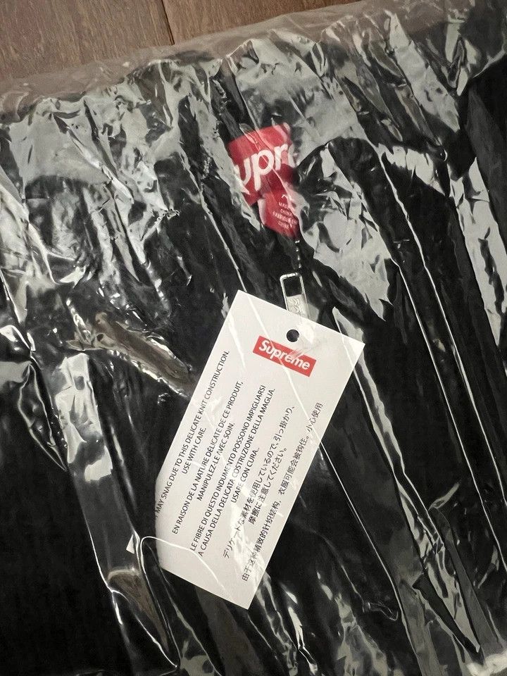 Supreme Supreme SS25 Sport Zip Up Hooded Knit Sweater Black XL New Size US XL / EU 56 / 4 - 7 Thumbnail