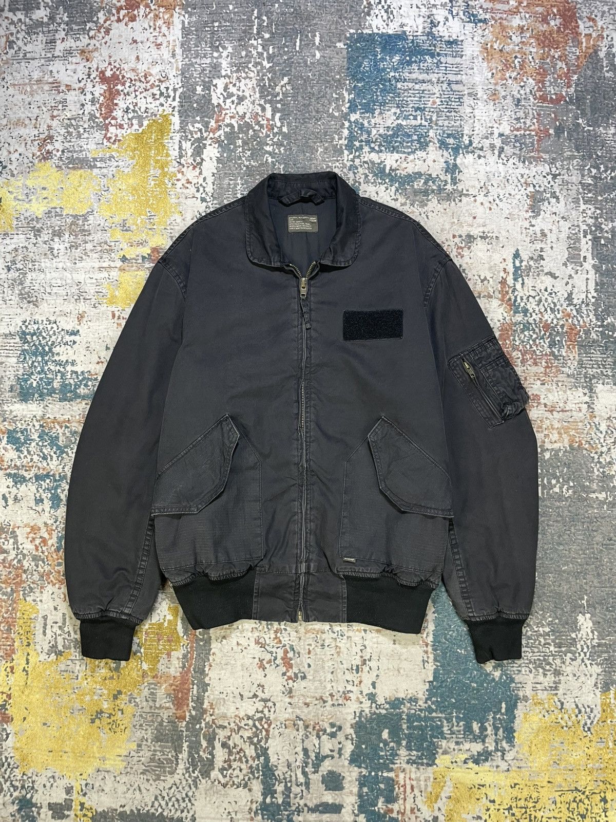 Stussy Vtg 90s Stussy Military Type CWU-45P Flight Bombers Size US M / EU 48-50 / 2 - 1 Thumbnail