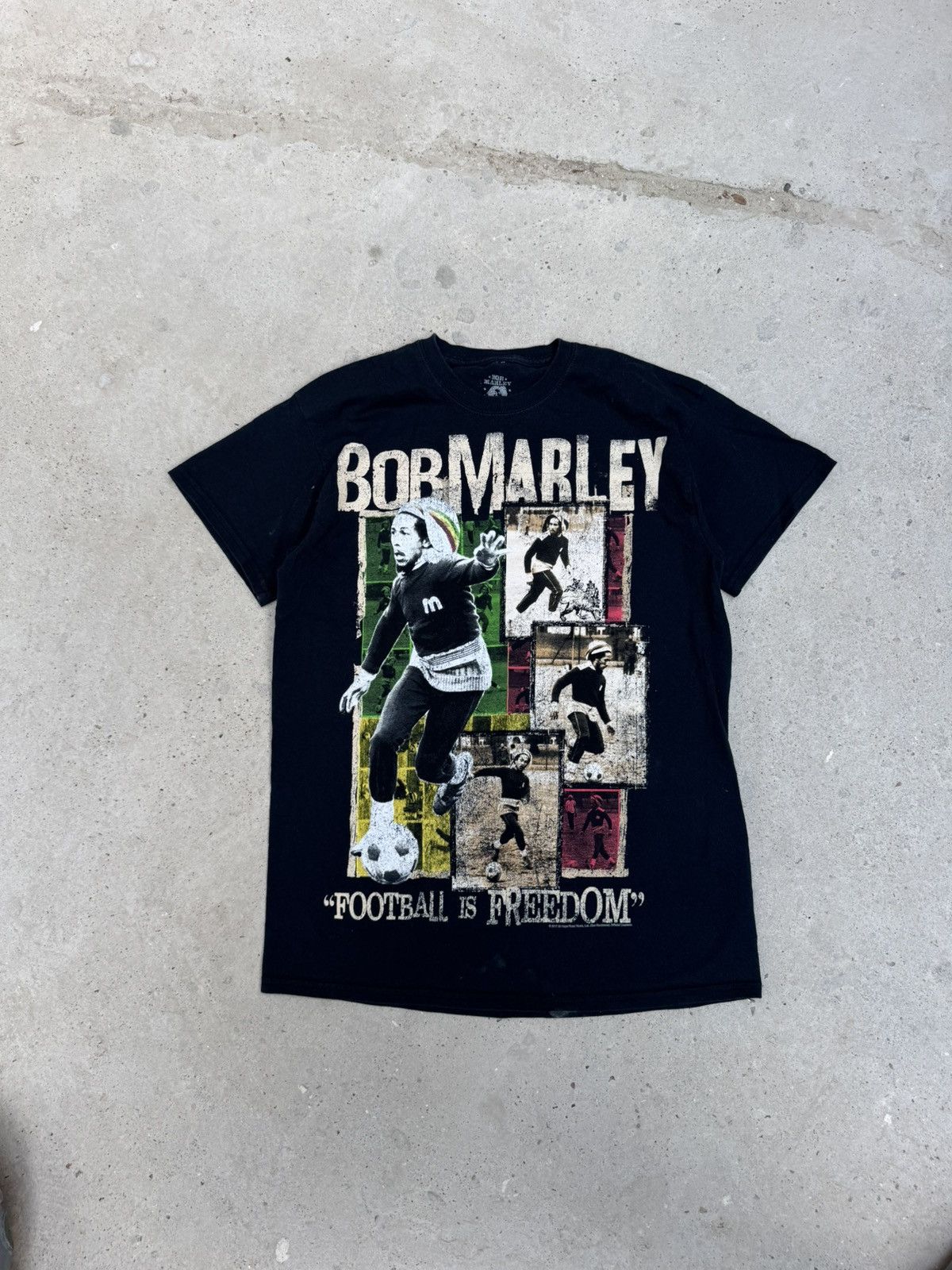 Bob Marley RARE BOB MARLEY SOCCER TEE Size US M / EU 48-50 / 2 - 1 Thumbnail