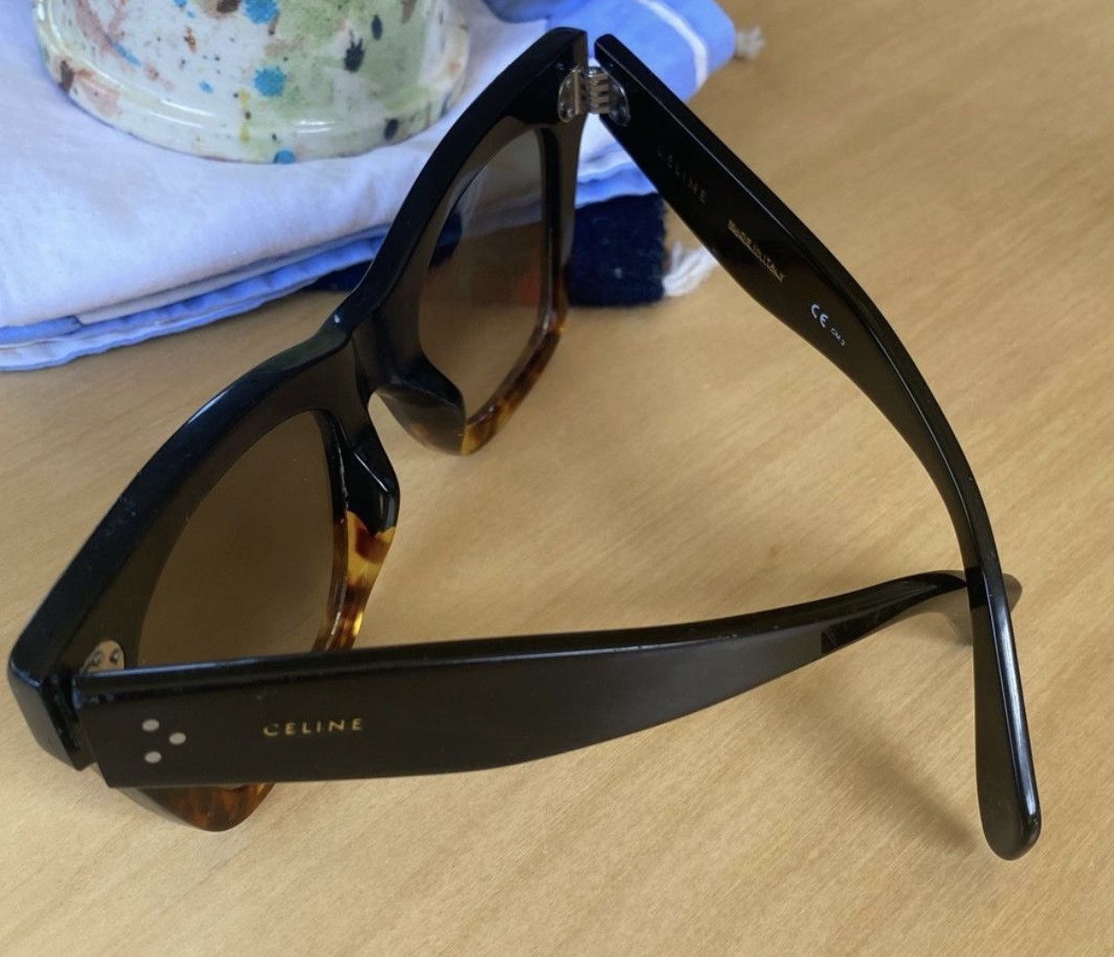 Celine × Phoebe Philo CÉLINE CATHERINE OVERSIZED SUNNIES Size ONE SIZE - 5 Thumbnail