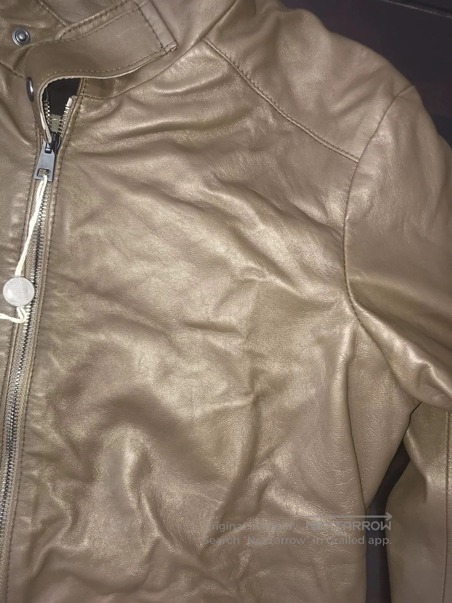 Other brown leather motorcycle jacket by giorgio brato. Size US L / EU 52-54 / 3 - 7 Thumbnail