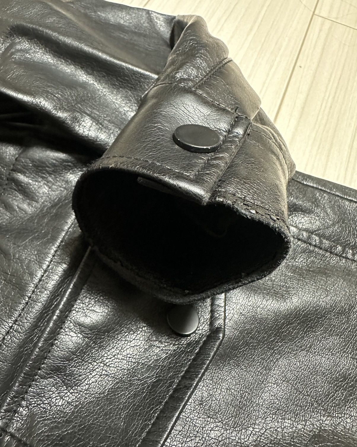 Gosha Rubchinskiy Faux Leather Jacket