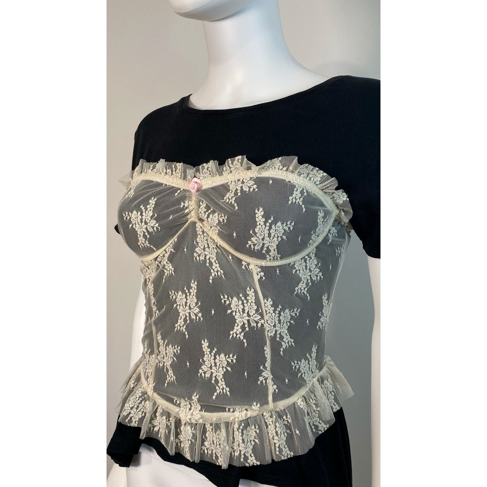 Free People Free People Lace Bustier Top Size ONE SIZE - 7 Thumbnail