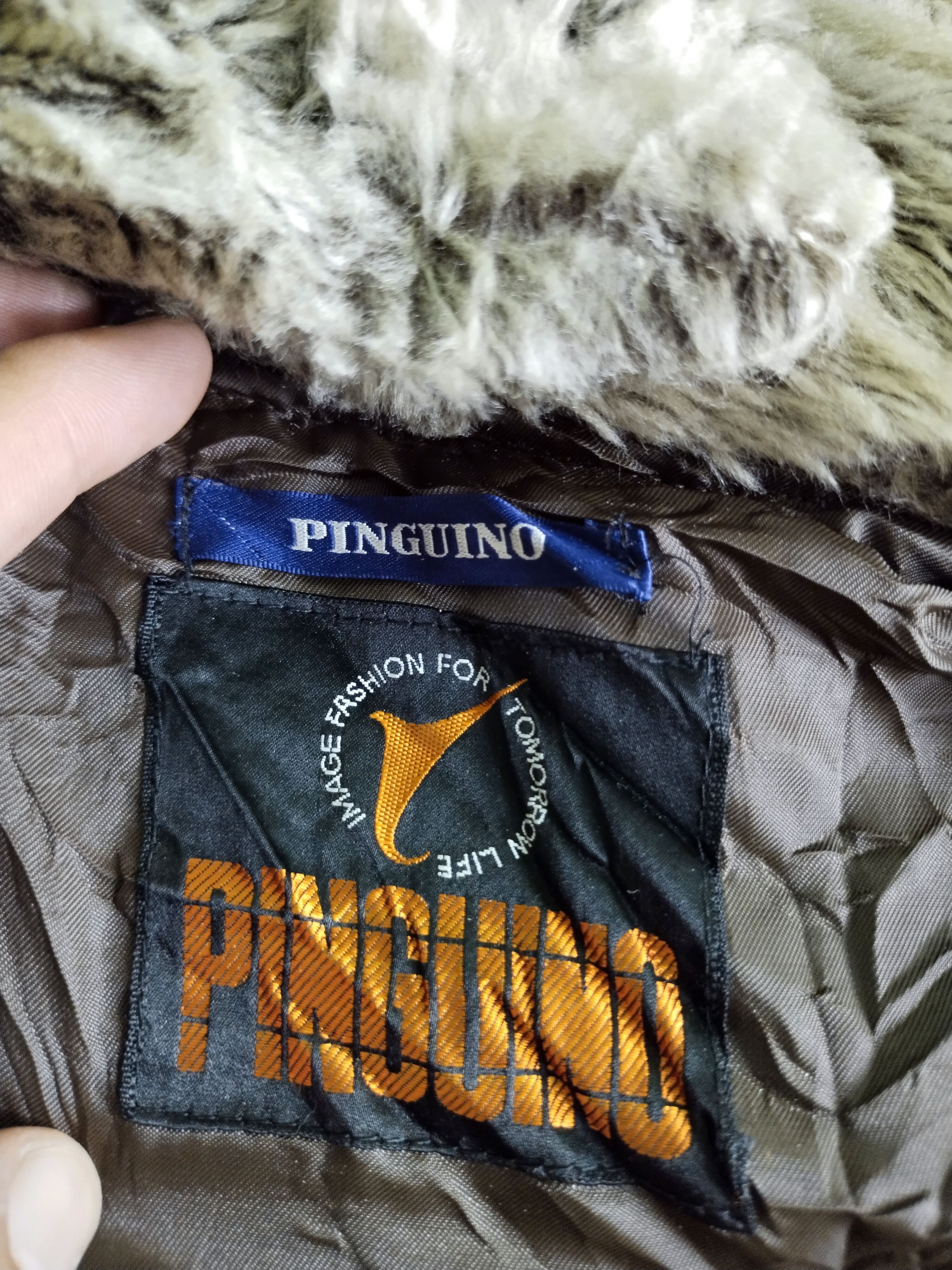 Other 🔥 Vtg Beautiful Faux Fur Coat Pinguino Coat Size M / US 6-8 / IT 42-44 - 13 Thumbnail