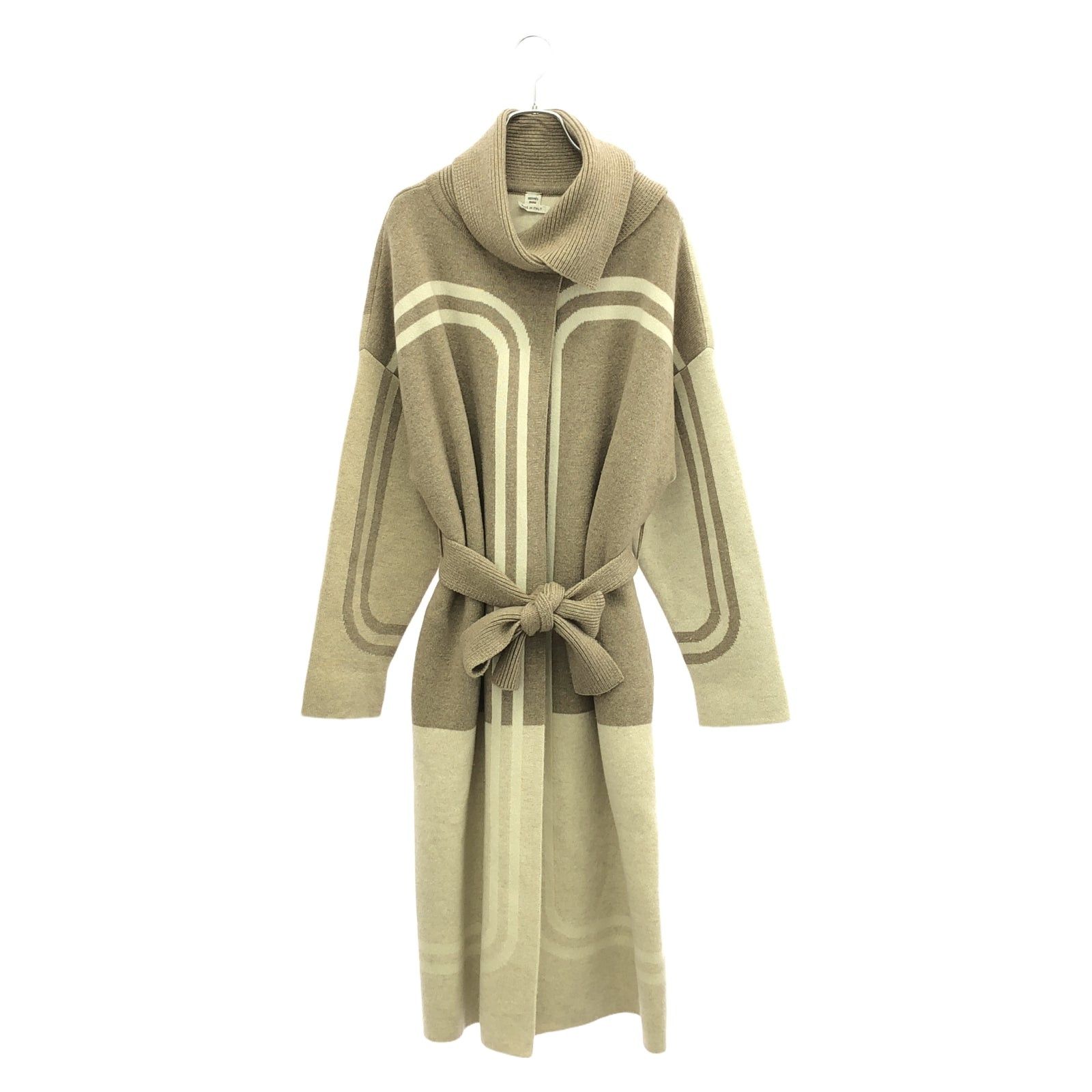 Hermes Hermes Cardigan Cashmere Beige Size ONE SIZE - 1 Thumbnail
