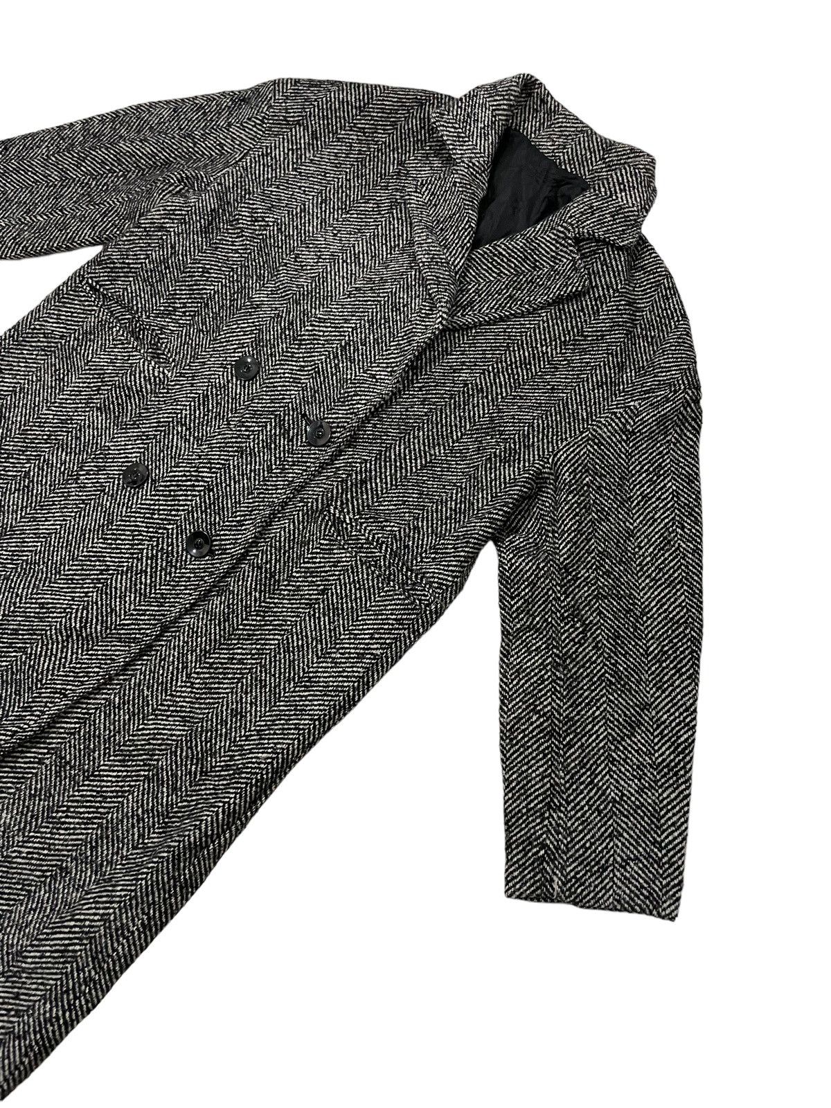 Japanese Brand Sense Of Place by Urban Research Wool Trench Coat Jacket Size US M / EU 48-50 / 2 - 6 Thumbnail