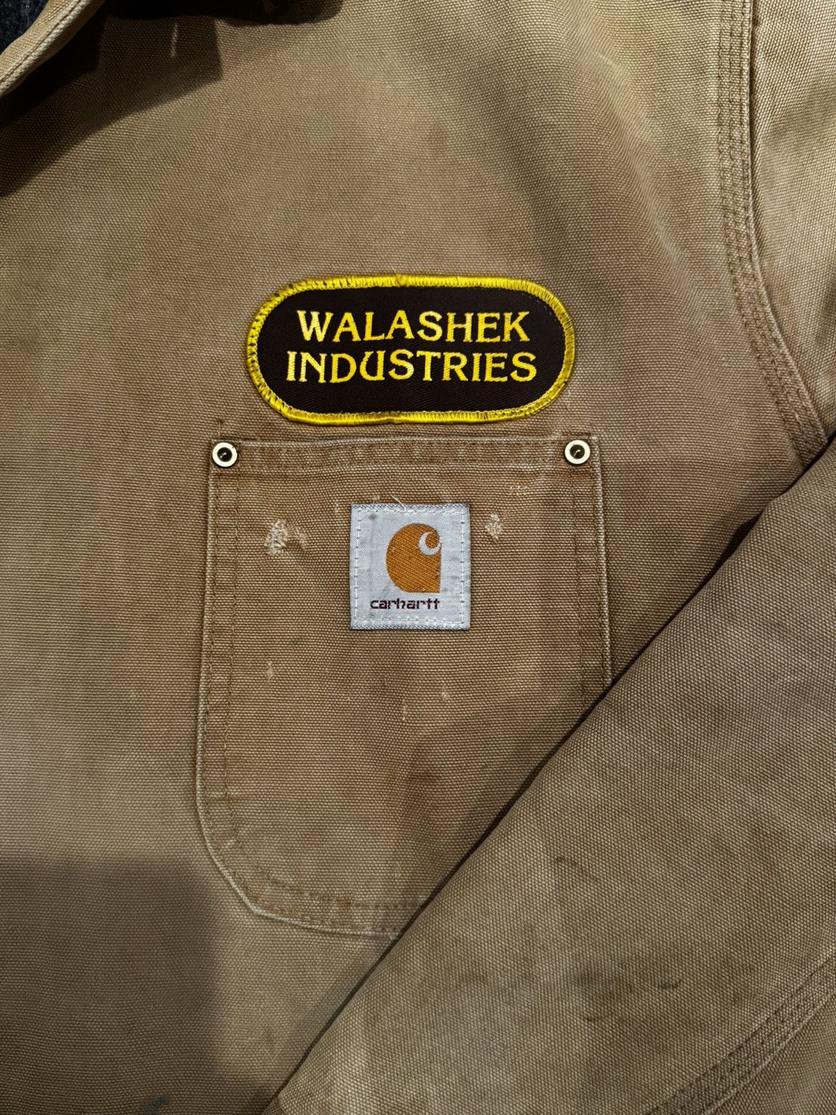 Carhartt Vintage USA made Carhartt Chore Coat Walashek Jacket Brown Size US XL / EU 56 / 4 - 2 Thumbnail