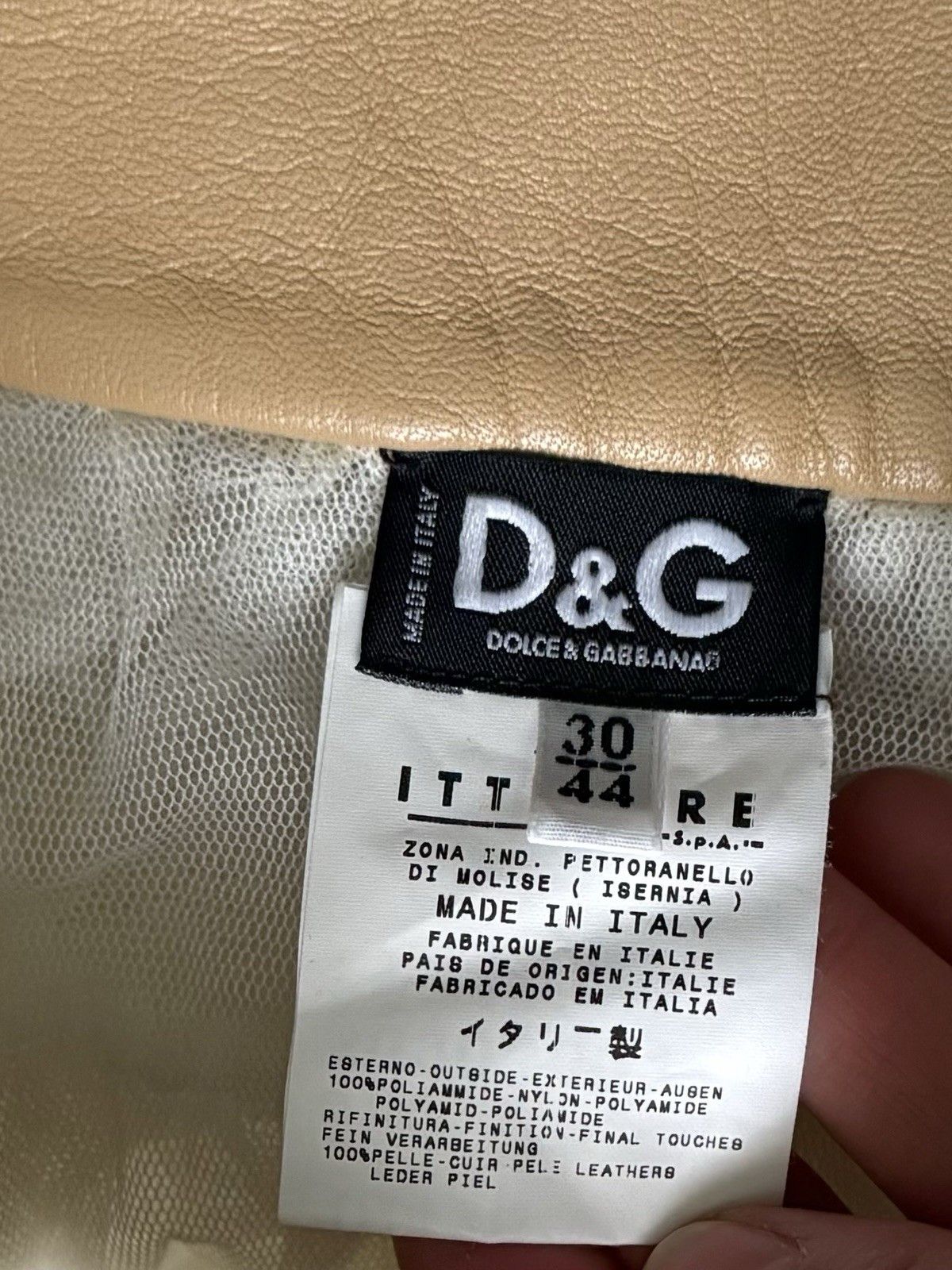 Dolce & Gabbana DDP Vintage DG Dolce&Gabbana Womens Mesh Skirt Rare size 44 Size 30" / US 8 / IT 44 - 12 Thumbnail